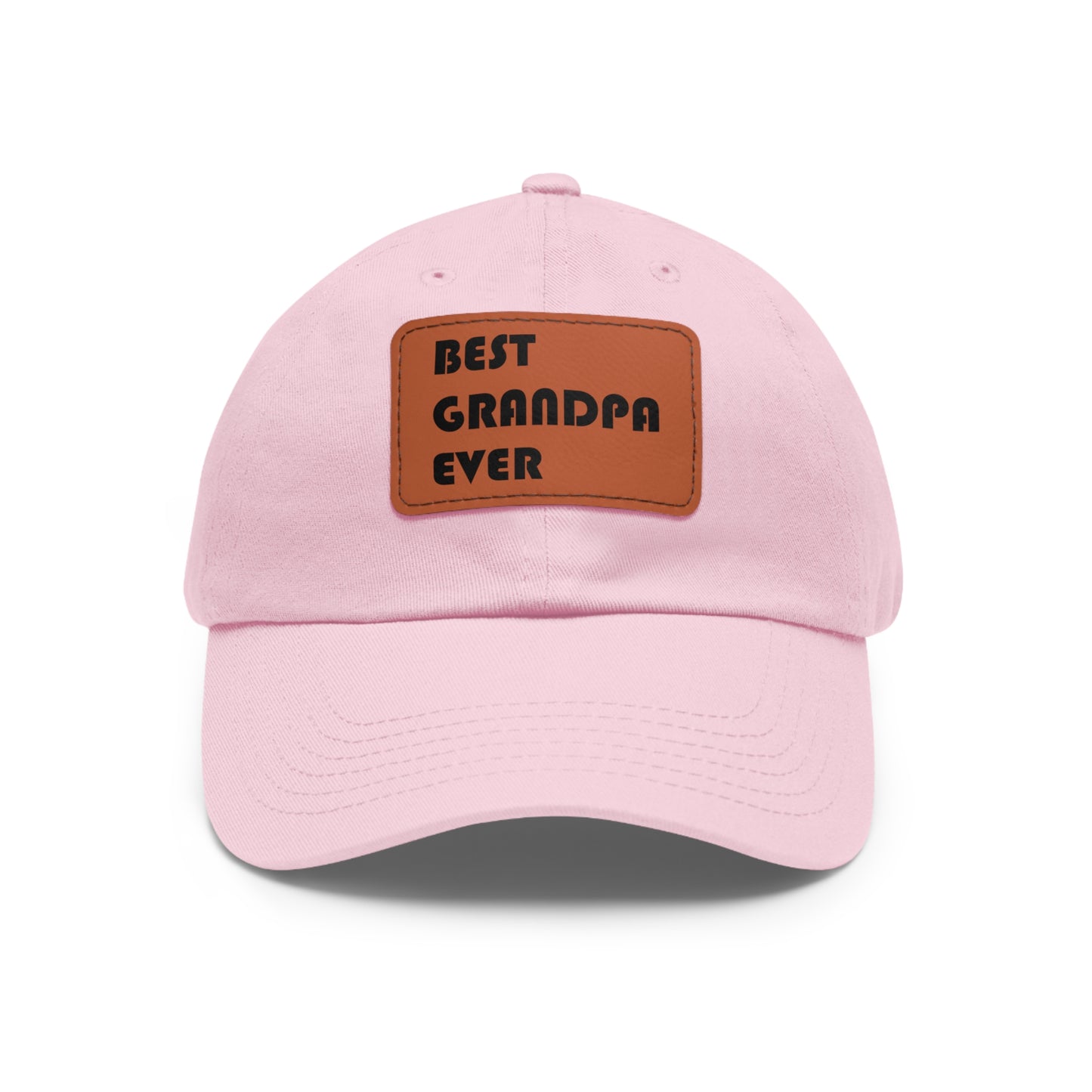 Dad Leather Patch Hat Best Grandpa Ever – Timeless Style, Perfect Fit