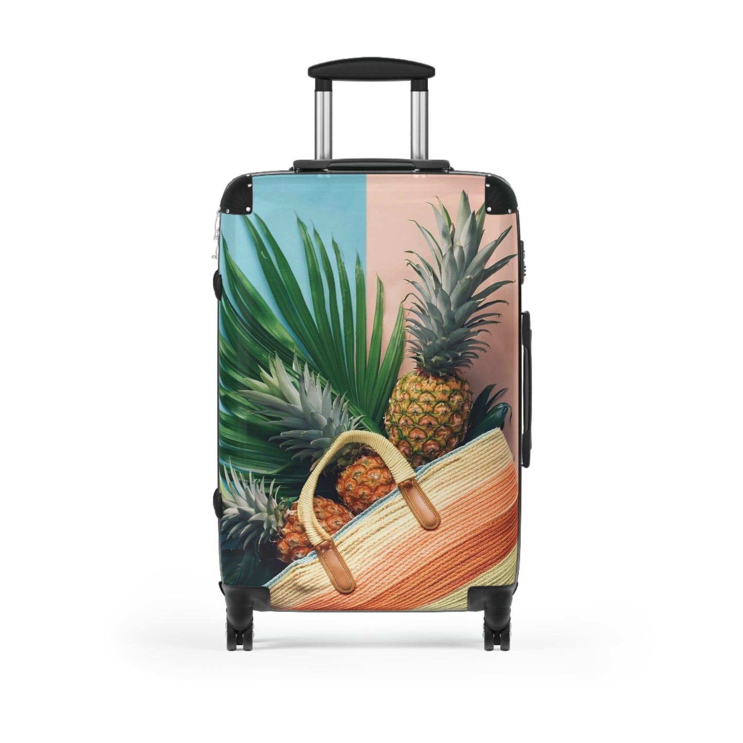 Nature Summer Three Pineapples Carry-On Suitcase - Stylish Luggage for Travelers