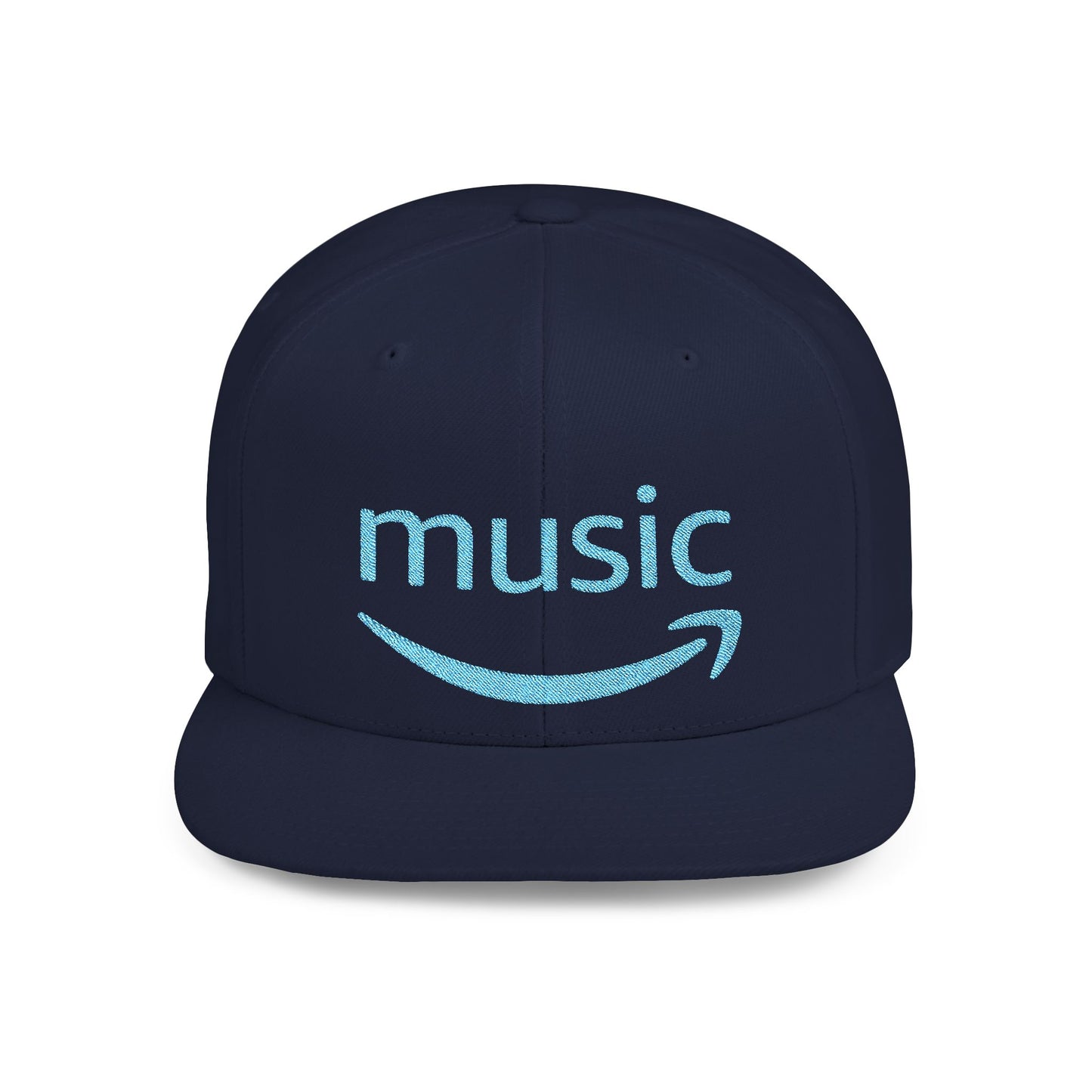 Amazon Music Flat Bill Snapback – Lightweight, Custom Fit, Premium Quality