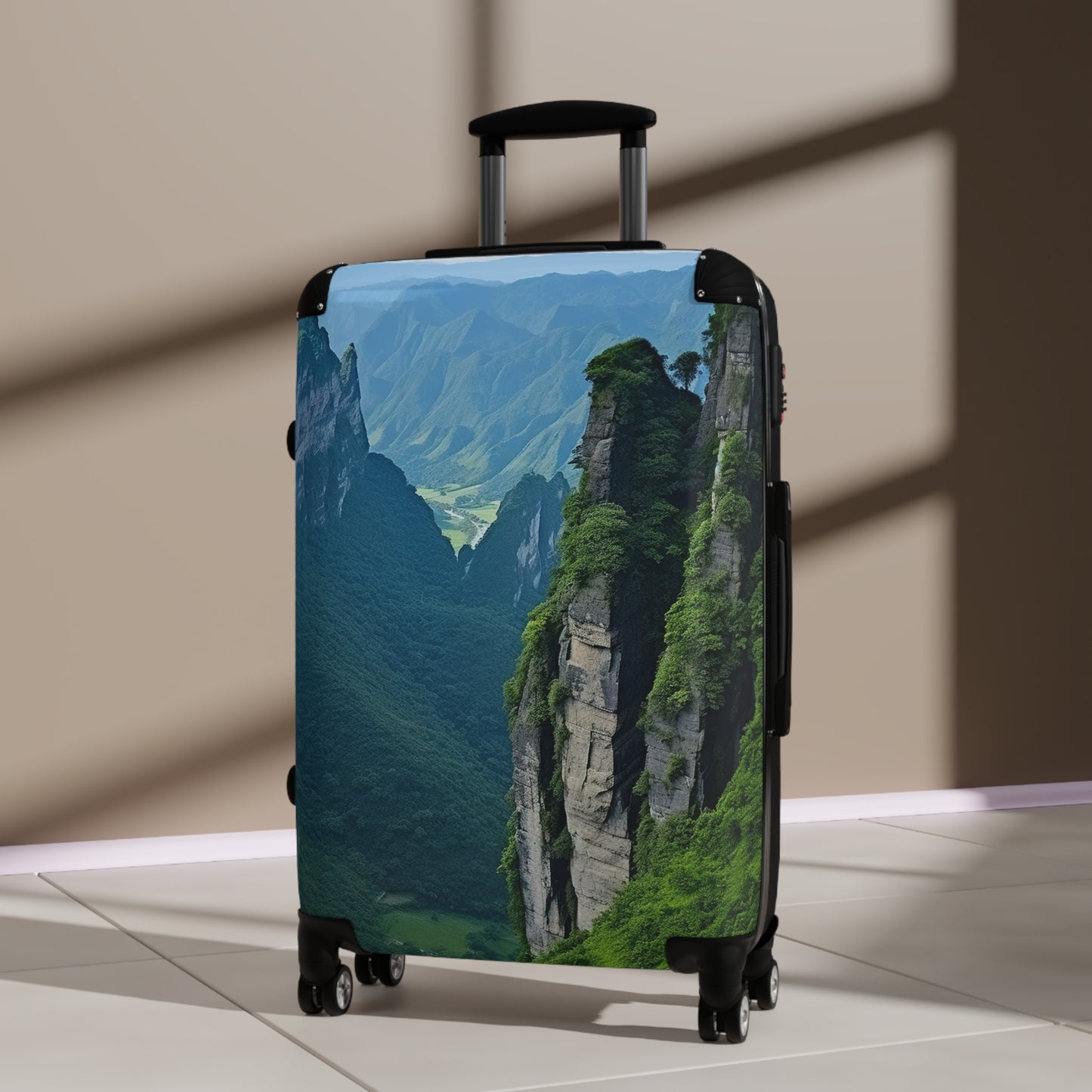 Nature Landscape Tall Cliffs Art Carry-On Suitcase - Stylish Luggage for Travelers