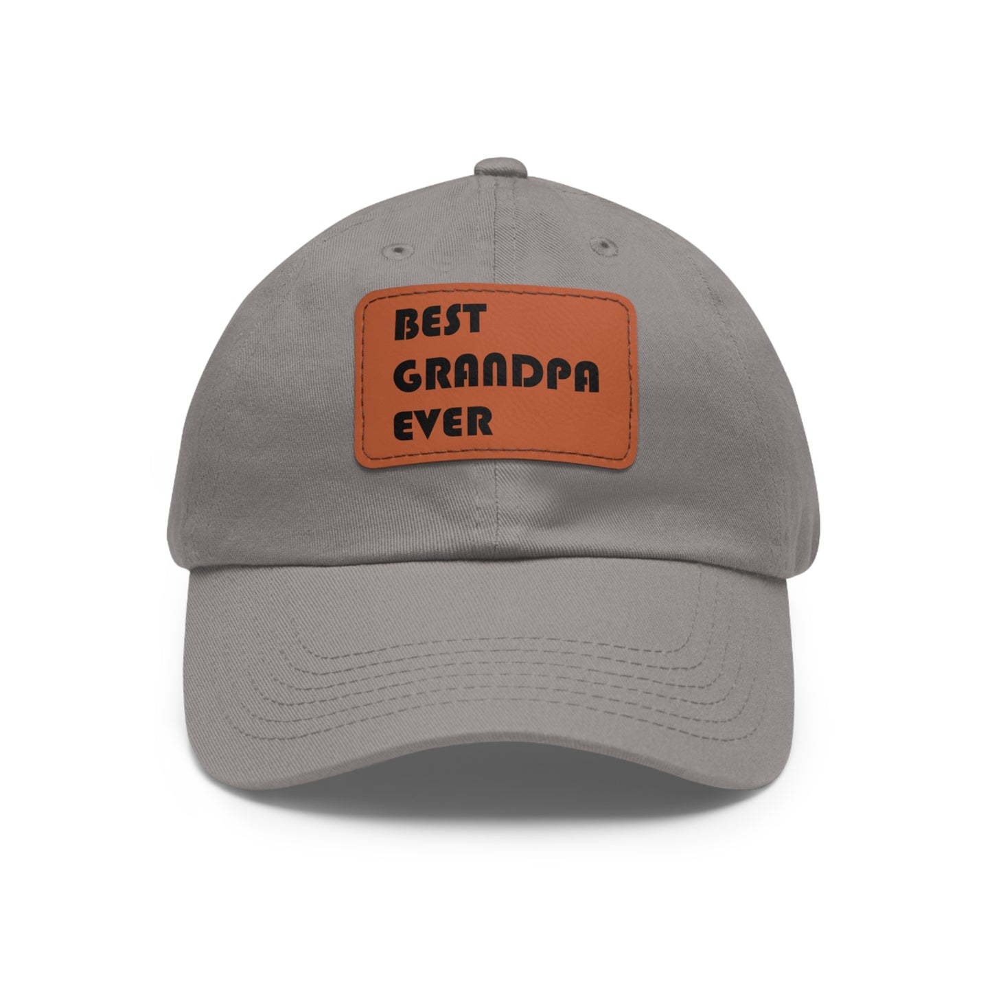 Dad Leather Patch Hat Best Grandpa Ever – Timeless Style, Perfect Fit