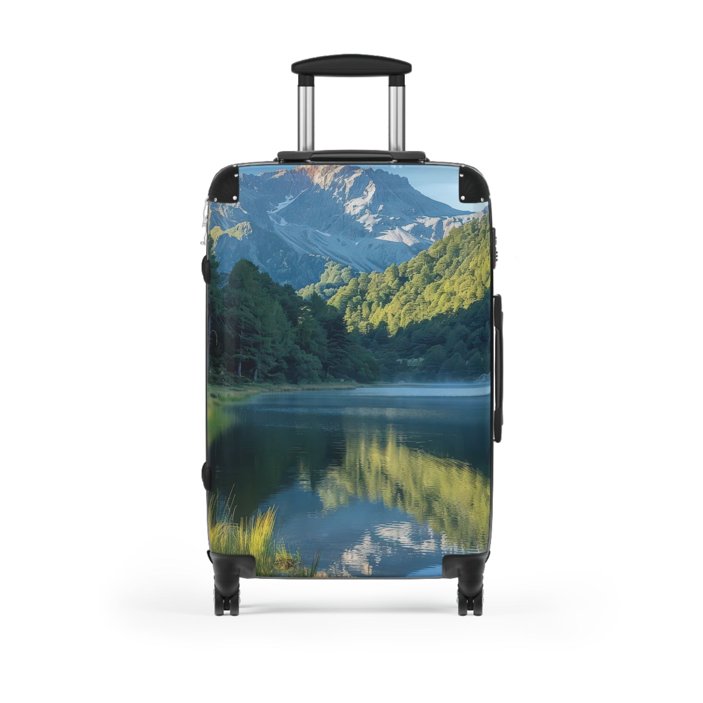 Nature Mountain Reflecting Art Carry-On Suitcase - Stylish Luggage for Travelers