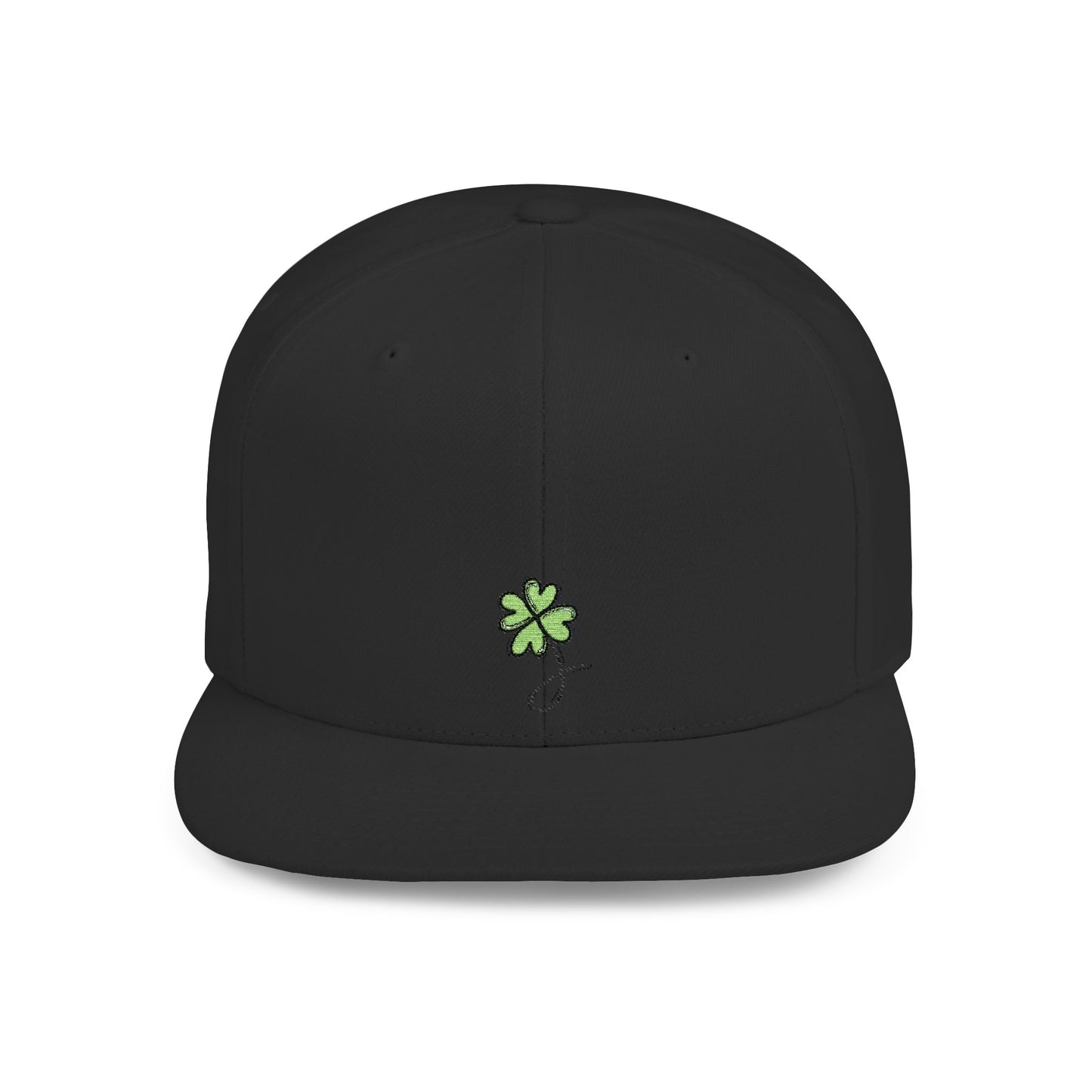 Icons Embroidered Leaf Flat Bill Snapback – Lightweight, Custom Fit, Premium Quality