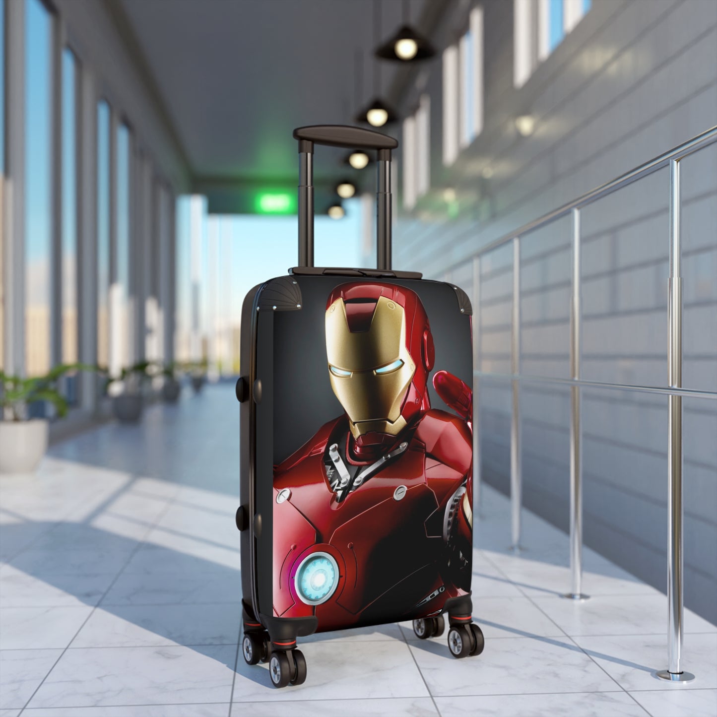 Video Games Iron Man Mark III Carry-On Suitcase - Stylish Luggage for Travelers