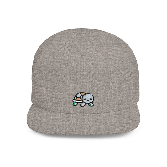 Icons Embroidered Turtle Flat Bill Snapback – Lightweight, Custom Fit, Premium Quality