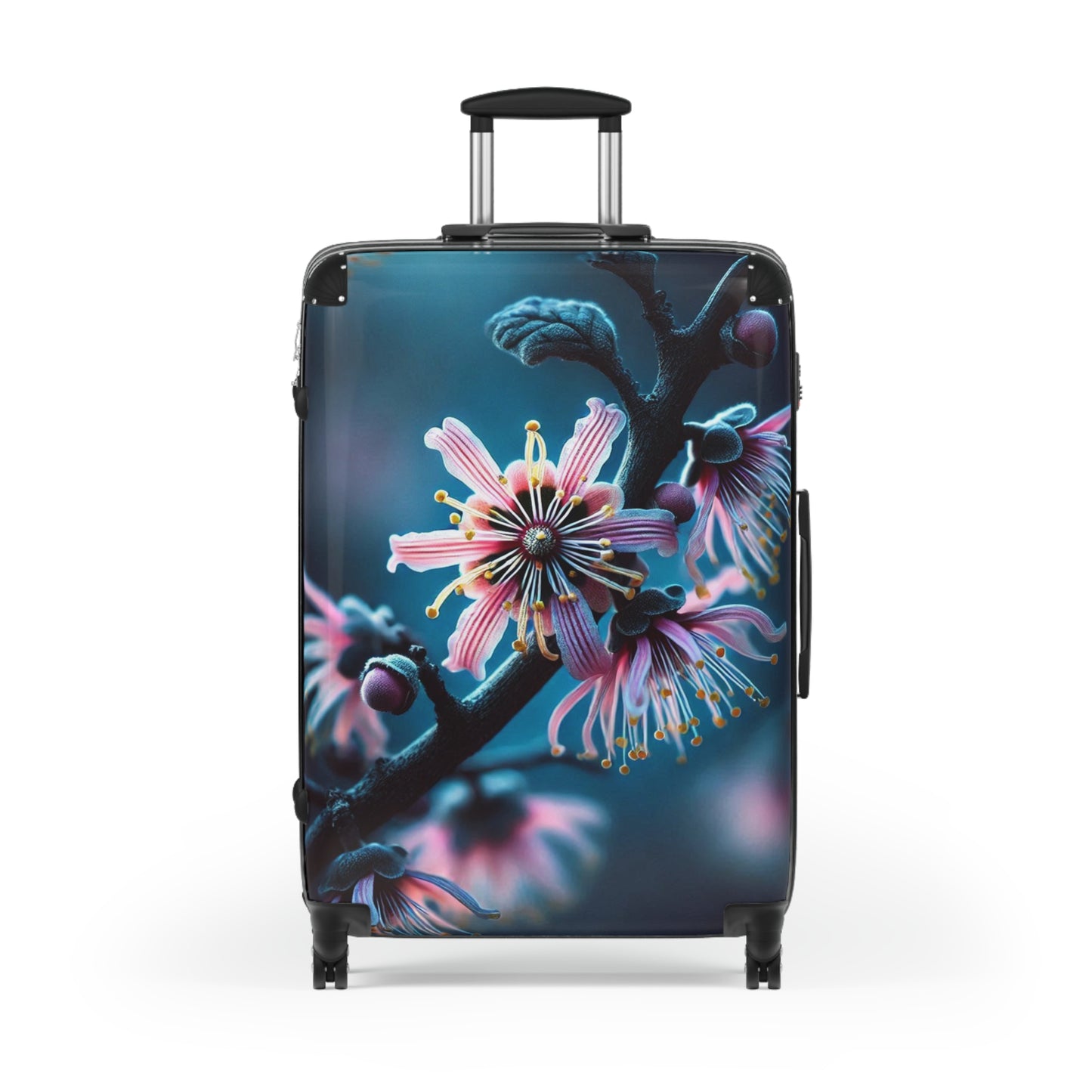 Nature Flowers Floral Beautiful Purple Art Carry-On Suitcase - Stylish Luggage for Travelers