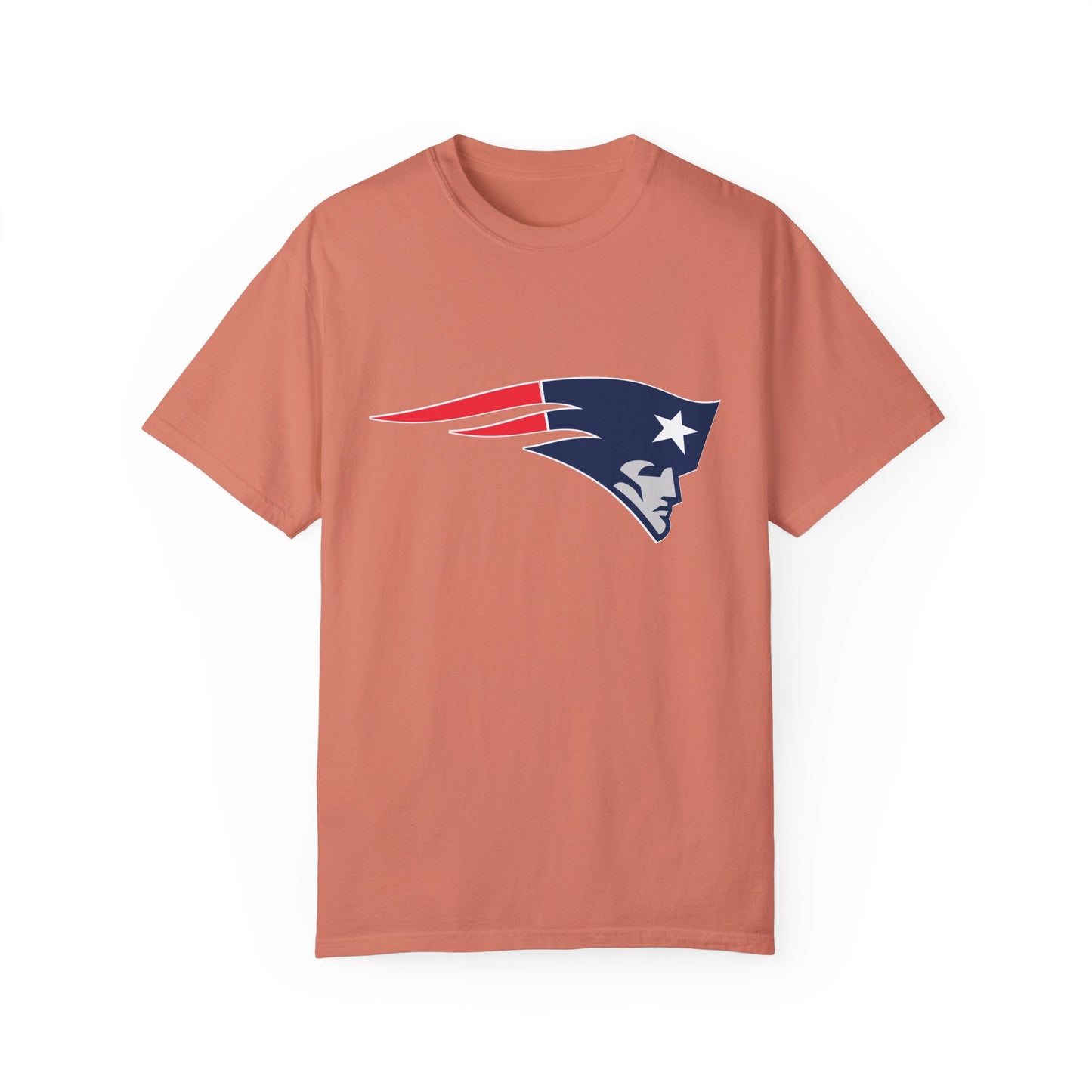 New England Patriots Gear Garment-Dyed T-Shirt – Premium Cotton Tee for Customization