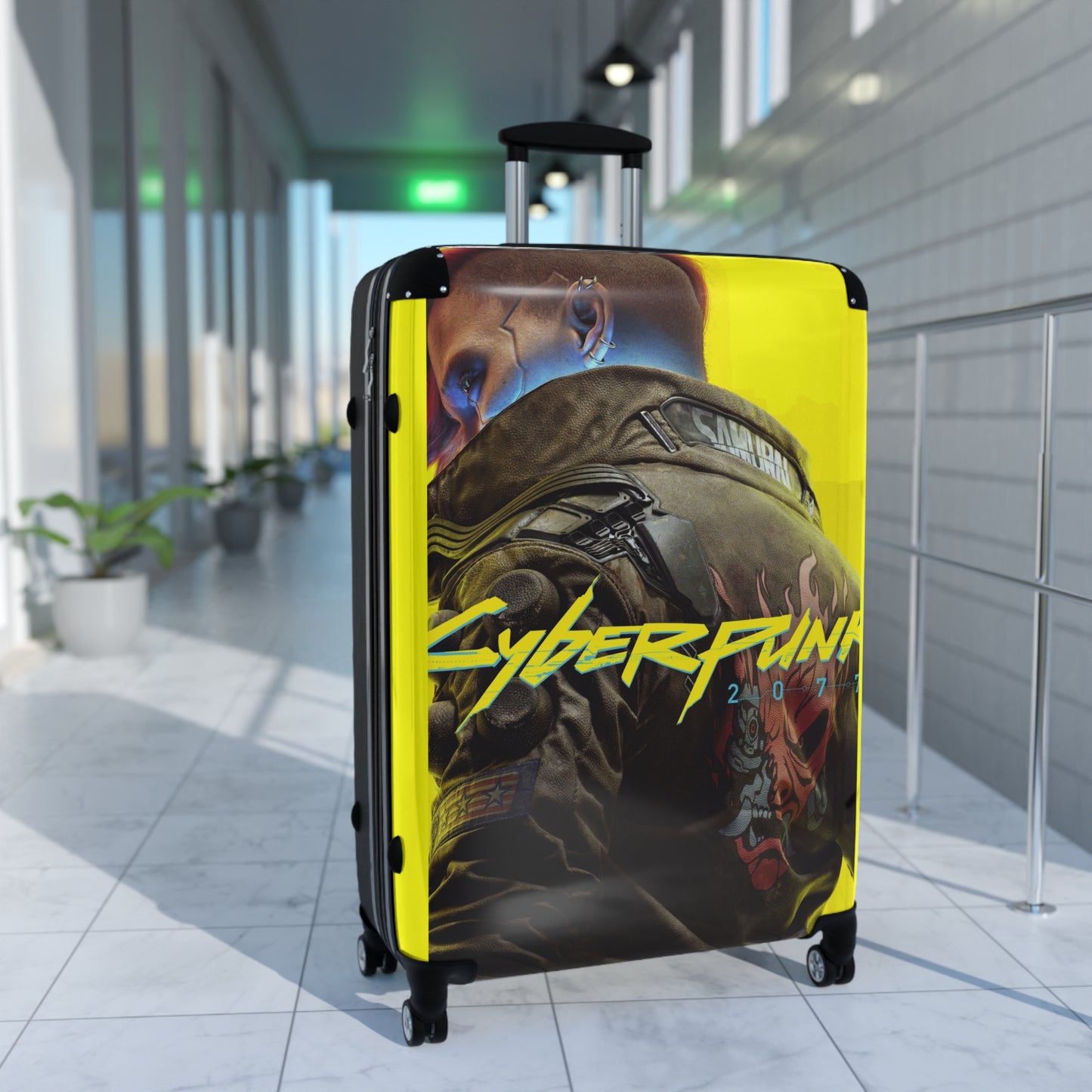 Video Games Cyberpunk 2077 Carry-On Suitcase - Stylish Luggage for Travelers