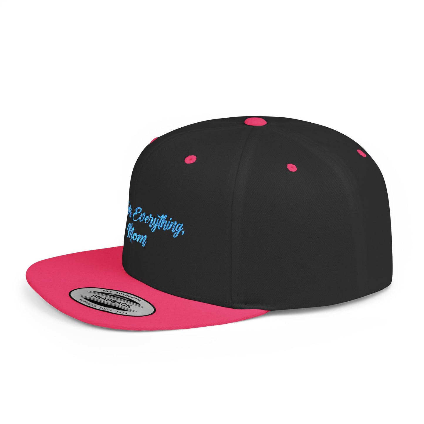 Text Mom Thanks For Everything Flat Bill Snapback – Lightweight, Custom Fit, Premium Quality