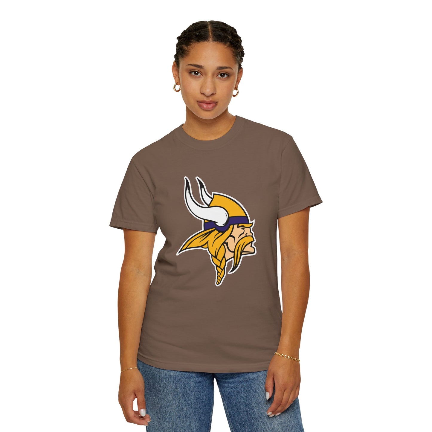 Minnesota Vikings Gear Garment-Dyed T-Shirt – Premium Cotton Tee for Customization