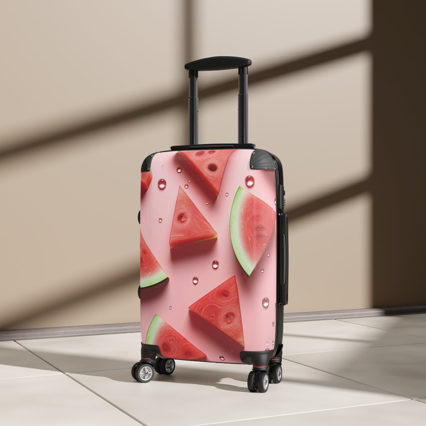 Nature Summer Watermelon Sliced Carry-On Suitcase - Stylish Luggage for Travelers