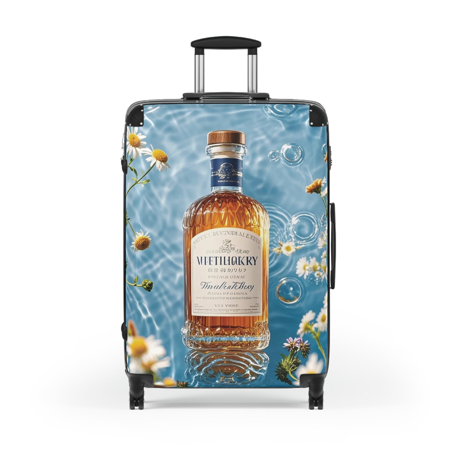 Nature Summer Rendering Glass Carry-On Suitcase - Stylish Luggage for Travelers