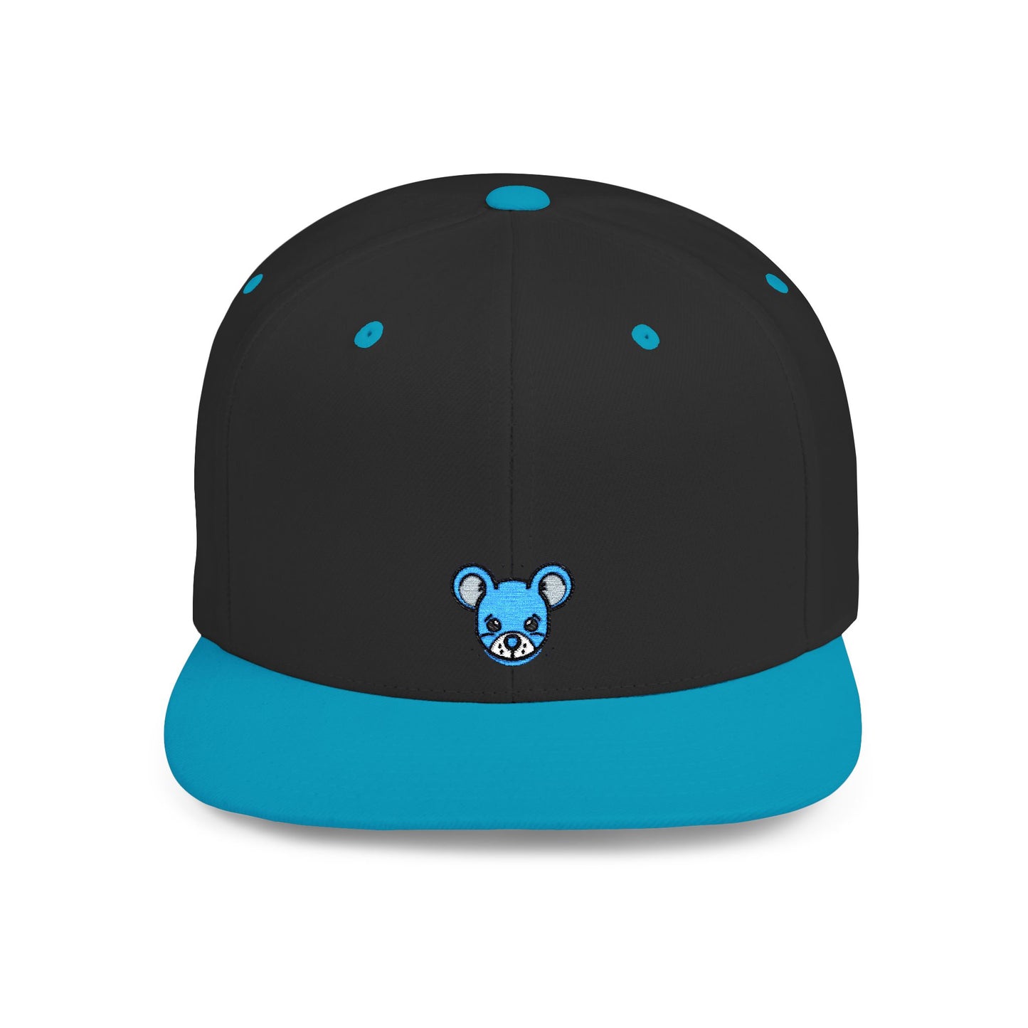 Icons Embroidered Mouse Flat Bill Snapback – Lightweight, Custom Fit, Premium Quality