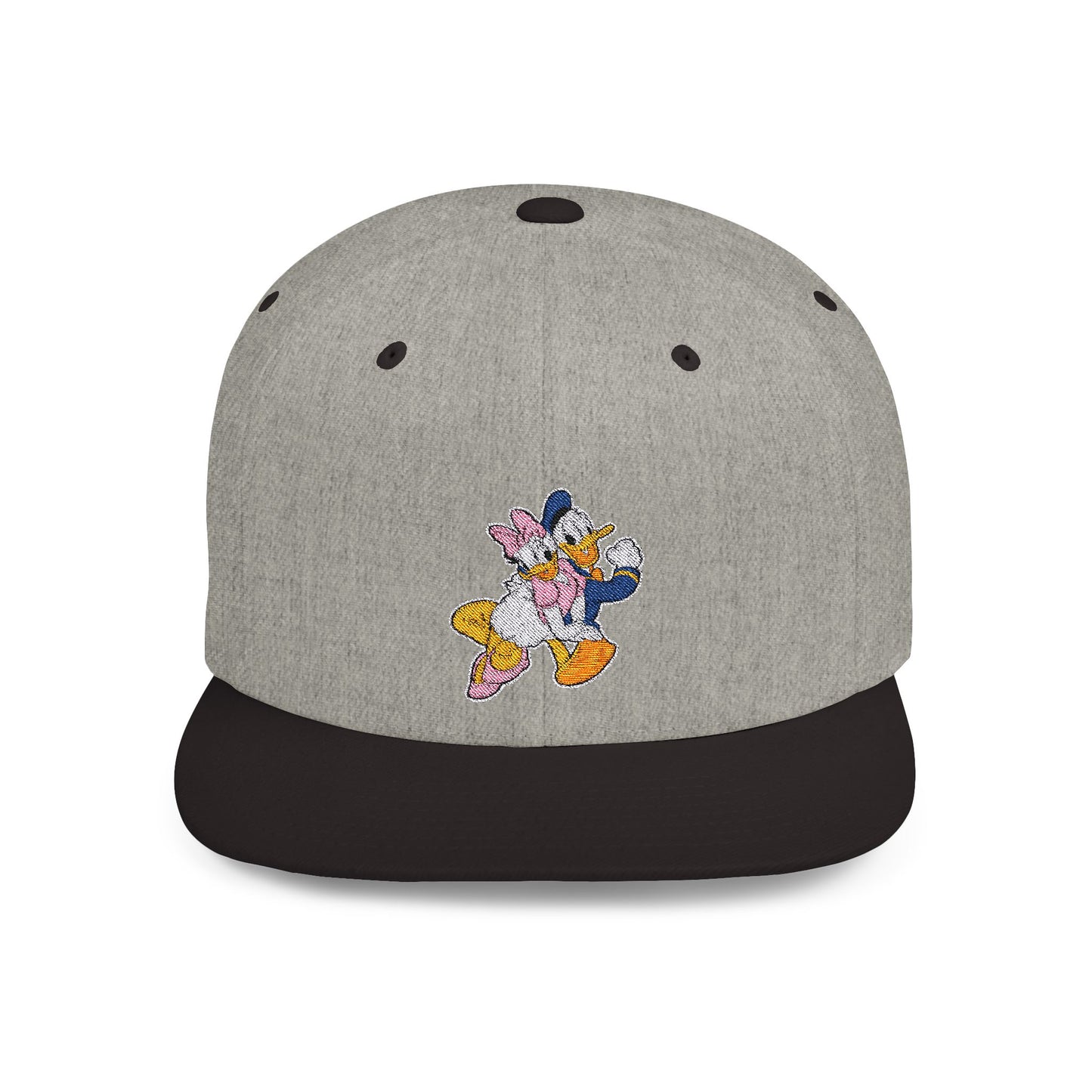 Daisy and Donald Flat Bill Snapback – Lightweight, Custom Fit, Premium Quality