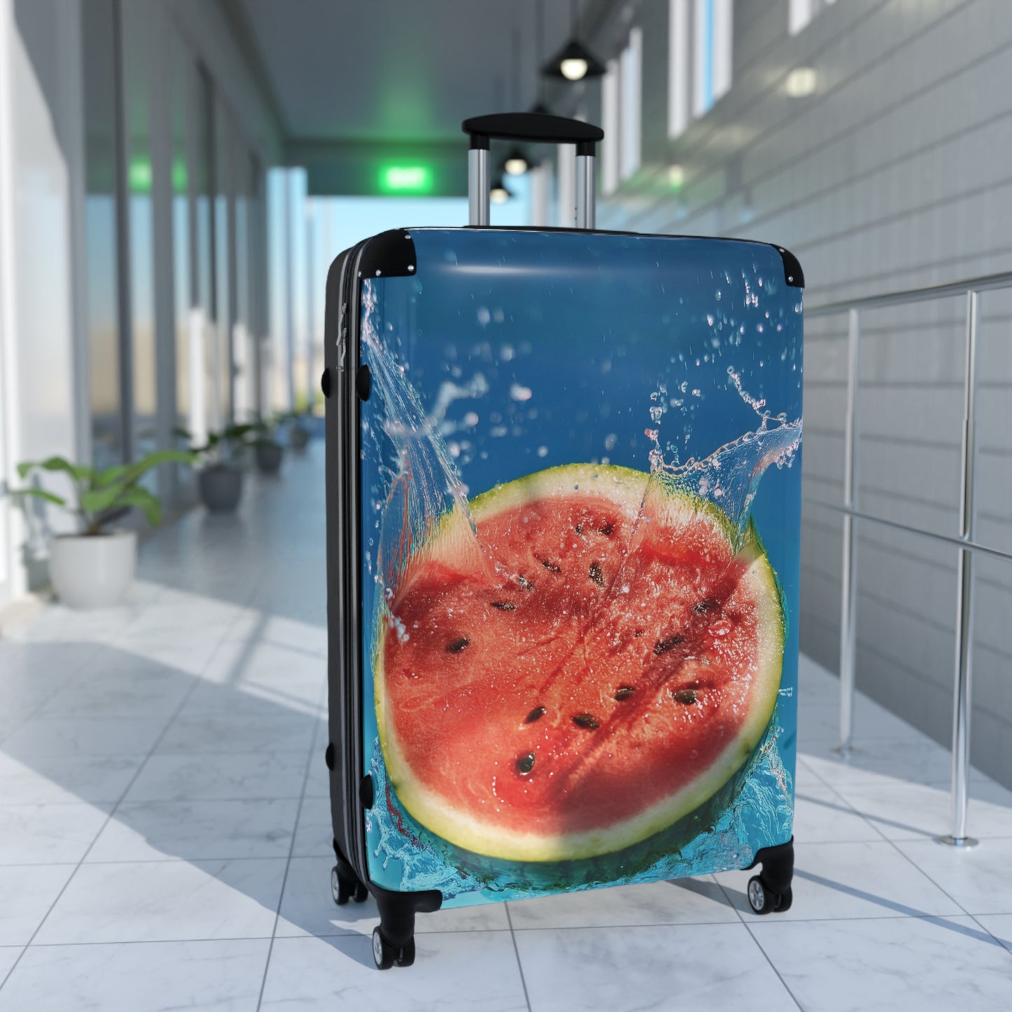 Nature Summer Watermelon Splash Carry-On Suitcase - Stylish Luggage for Travelers