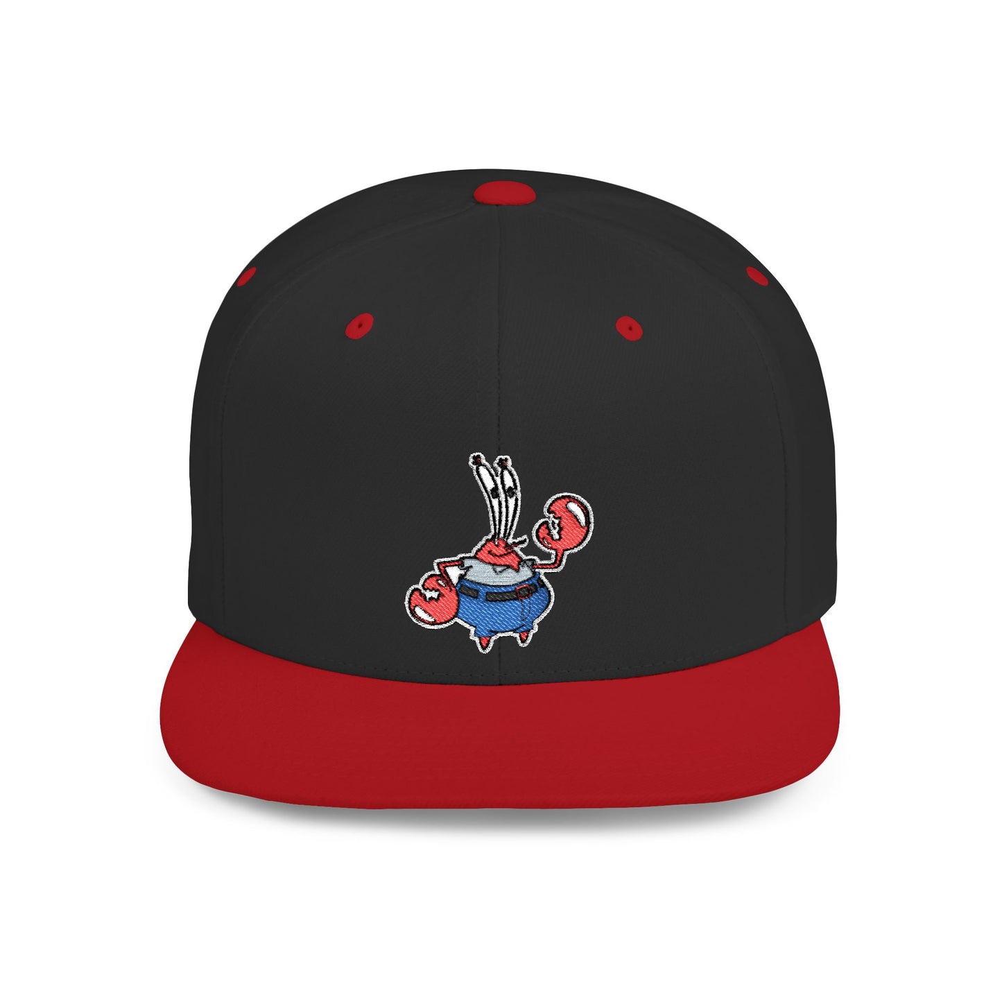 Spongebob Squarepants Mr Krabs Flat Bill Snapback – Lightweight, Custom Fit, Premium Quality
