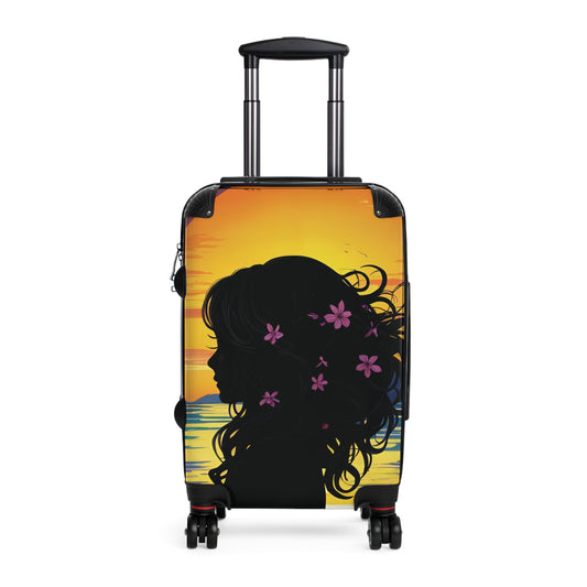 Art Woman Silhouette Carry-On Suitcase - Stylish Luggage for Travelers