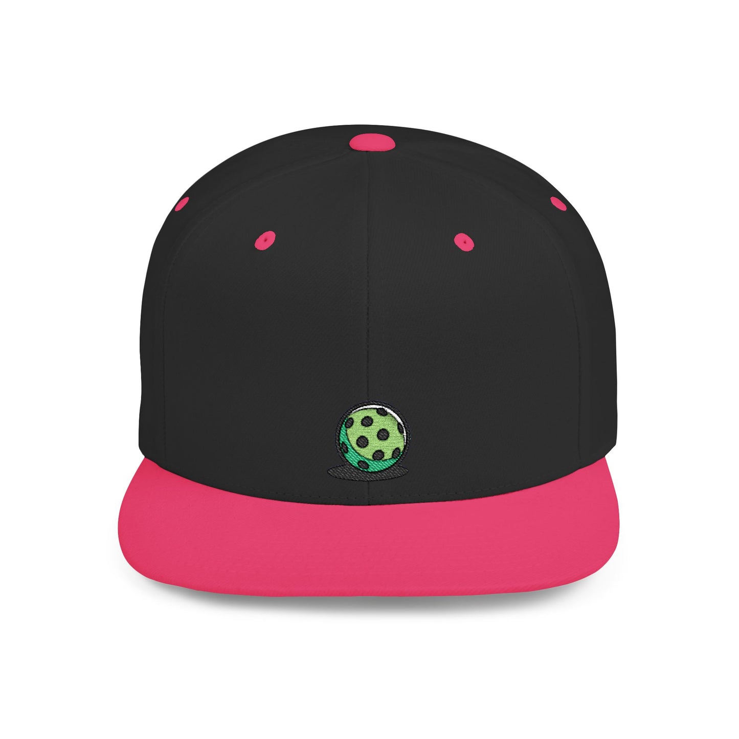 Icons Embroidered Ball Flat Bill Snapback – Lightweight, Custom Fit, Premium Quality