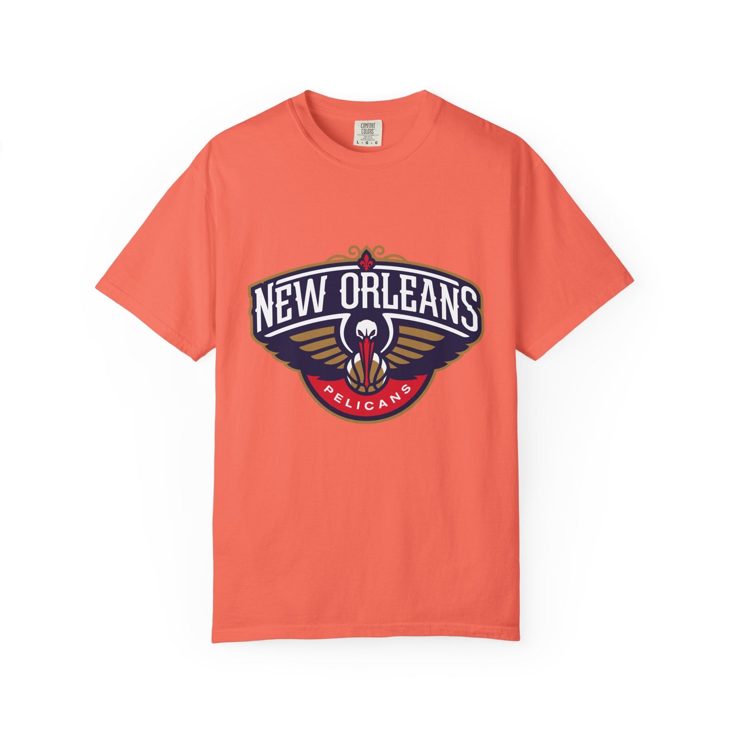 New Orleans Pelicans Garment-Dyed T-Shirt – Premium Cotton Tee for Customization