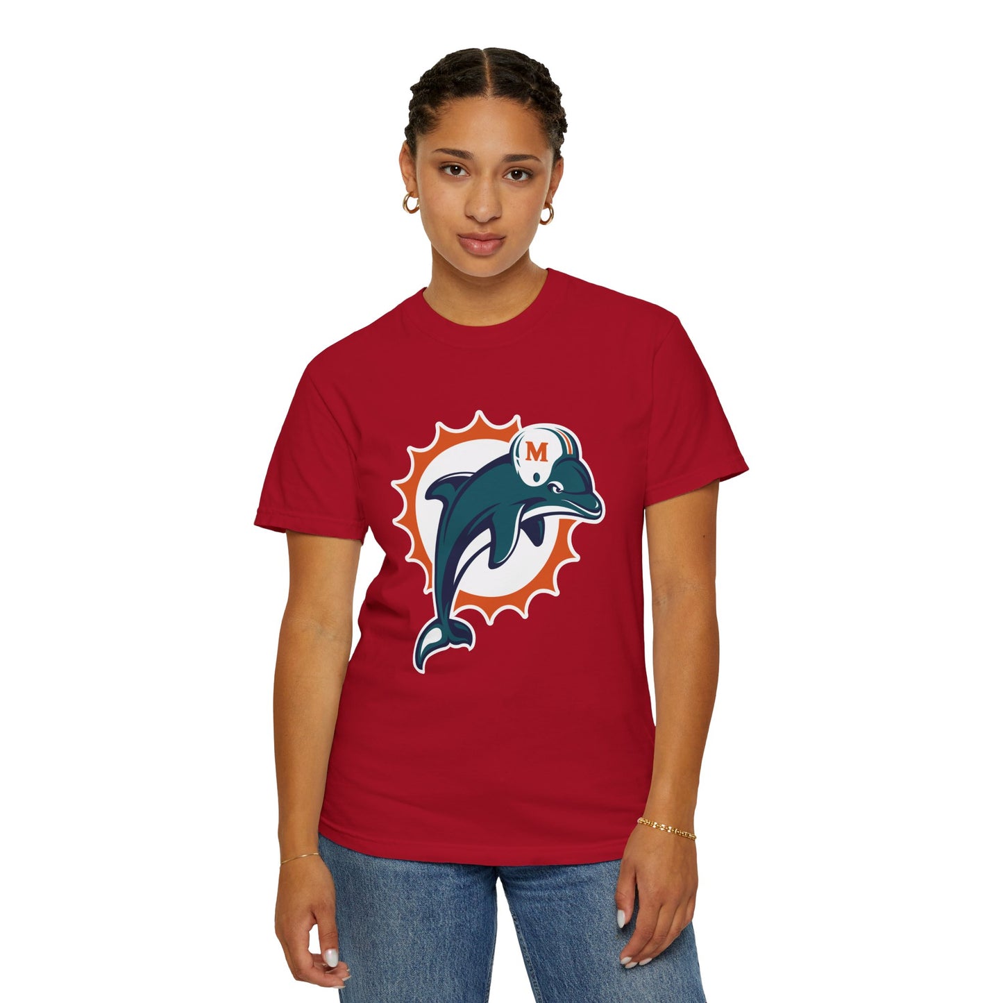 Miami Dolphins Gear Garment-Dyed T-Shirt – Premium Cotton Tee for Customization