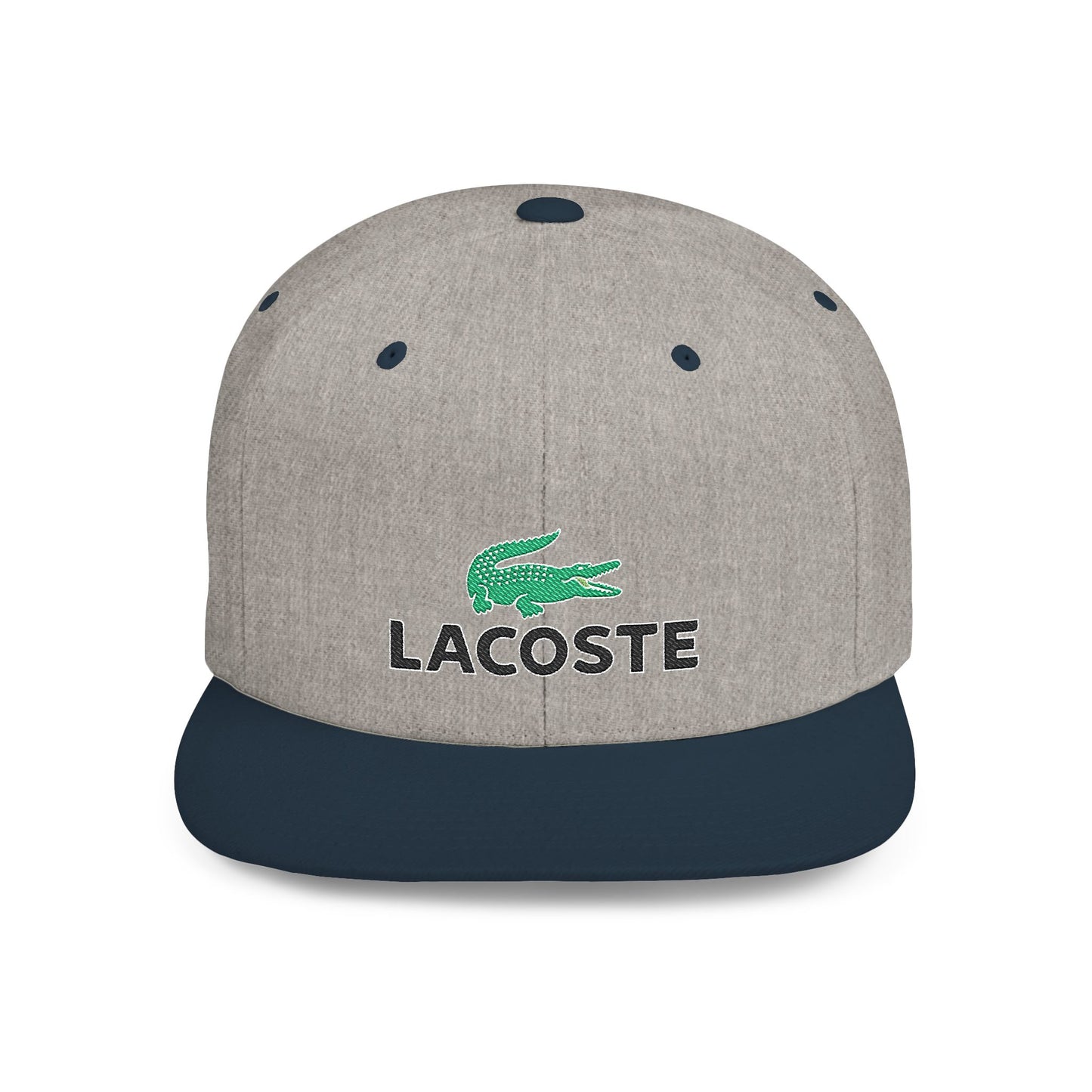 Lacoste Flat Bill Snapback – Lightweight, Custom Fit, Premium Quality