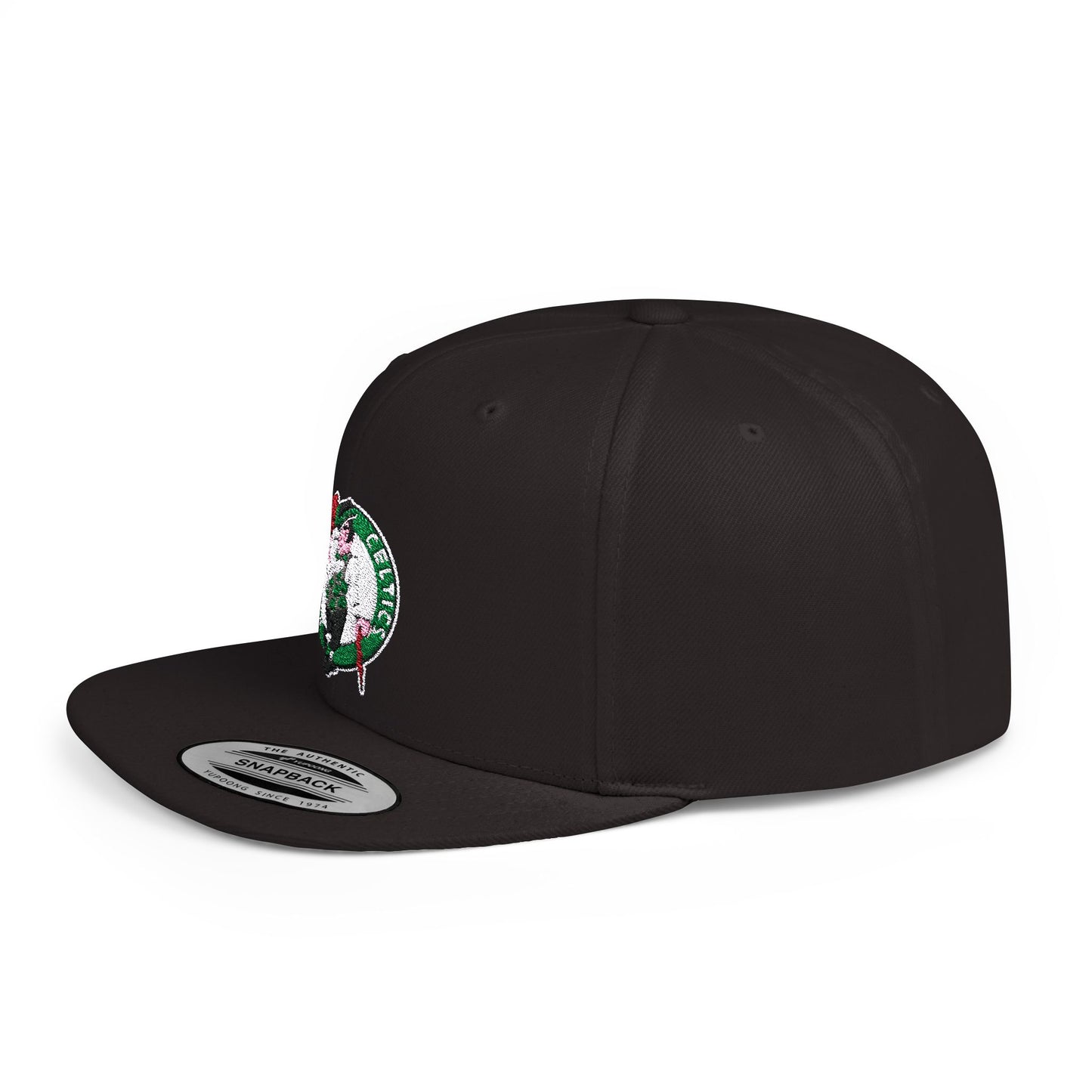 Boston Celtics Flat Bill Snapback – Lightweight, Custom Fit, Premium Quality