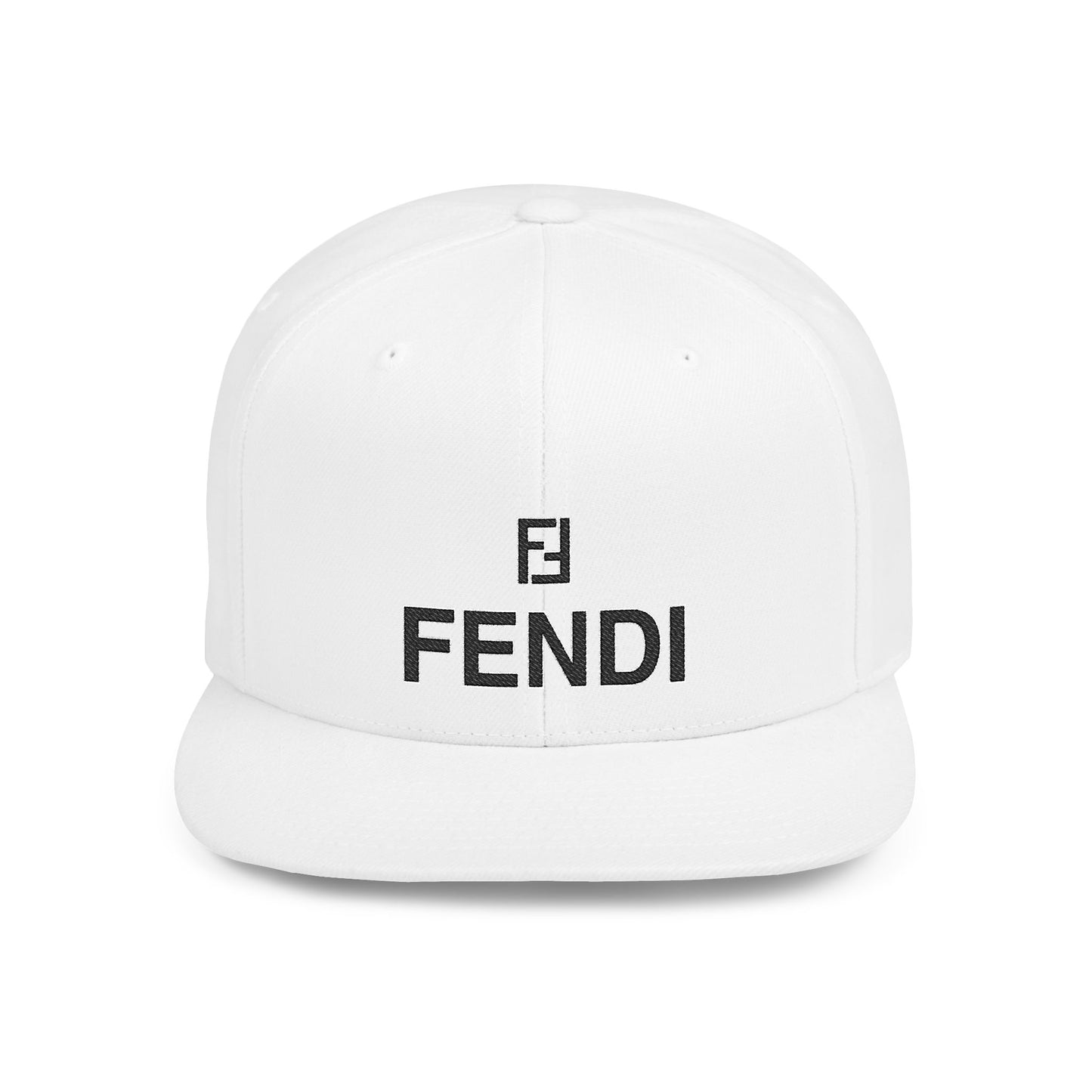 Fendi Flat Bill Snapback – Lightweight, Custom Fit, Premium Quality