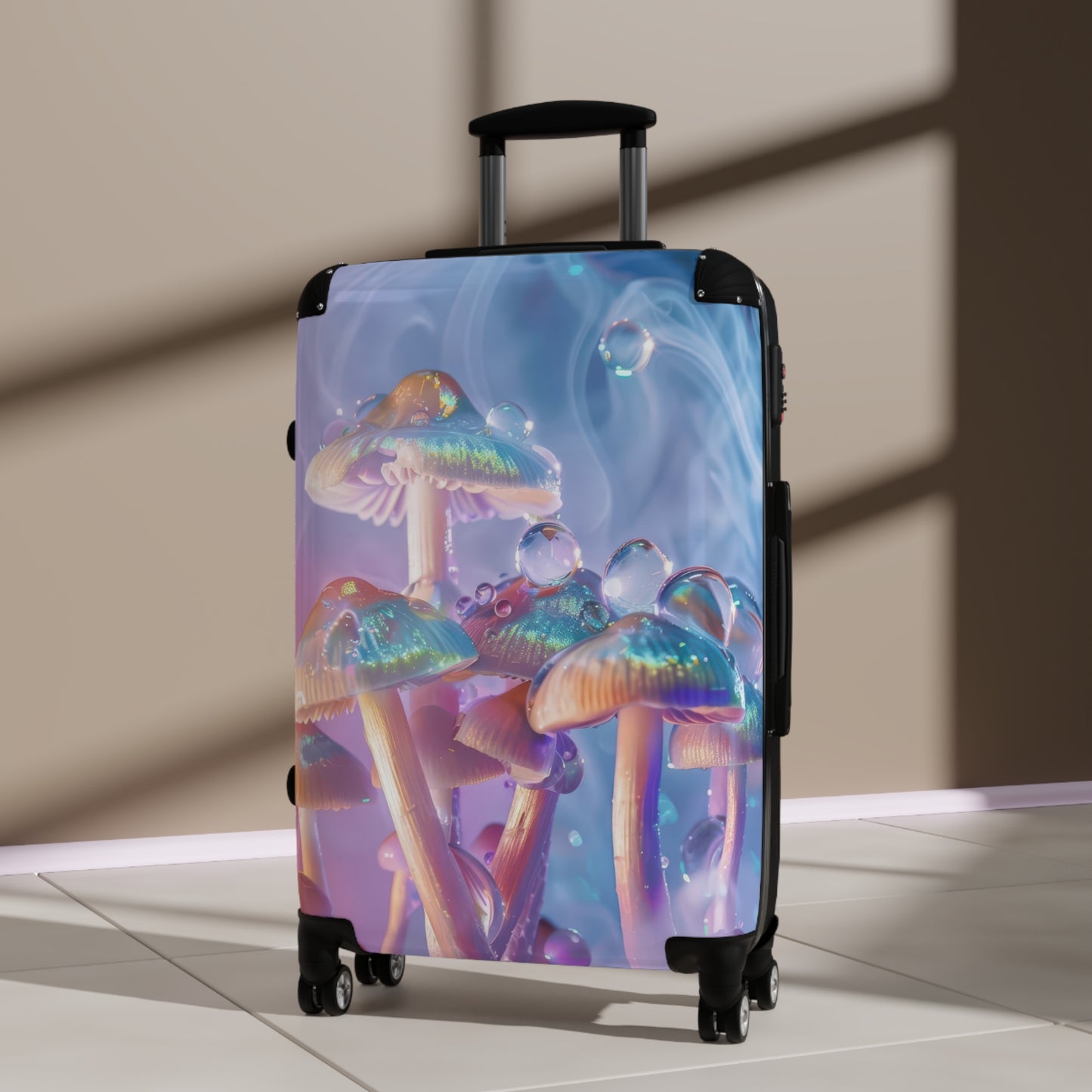 Nature Mushrooms Art Carry-On Suitcase - Stylish Luggage for Travelers