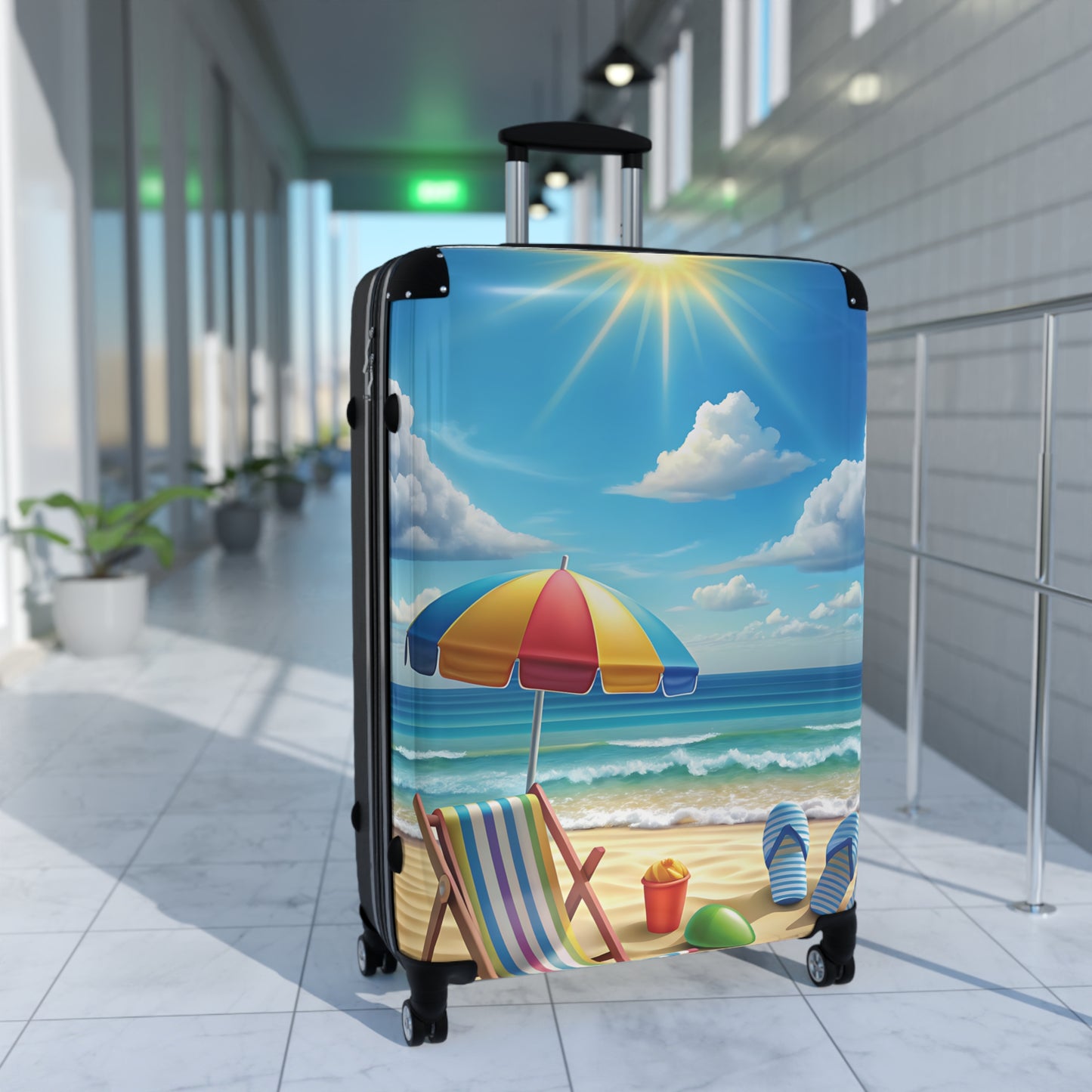 Nature Summer Art Carry-On Suitcase - Stylish Luggage for Travelers