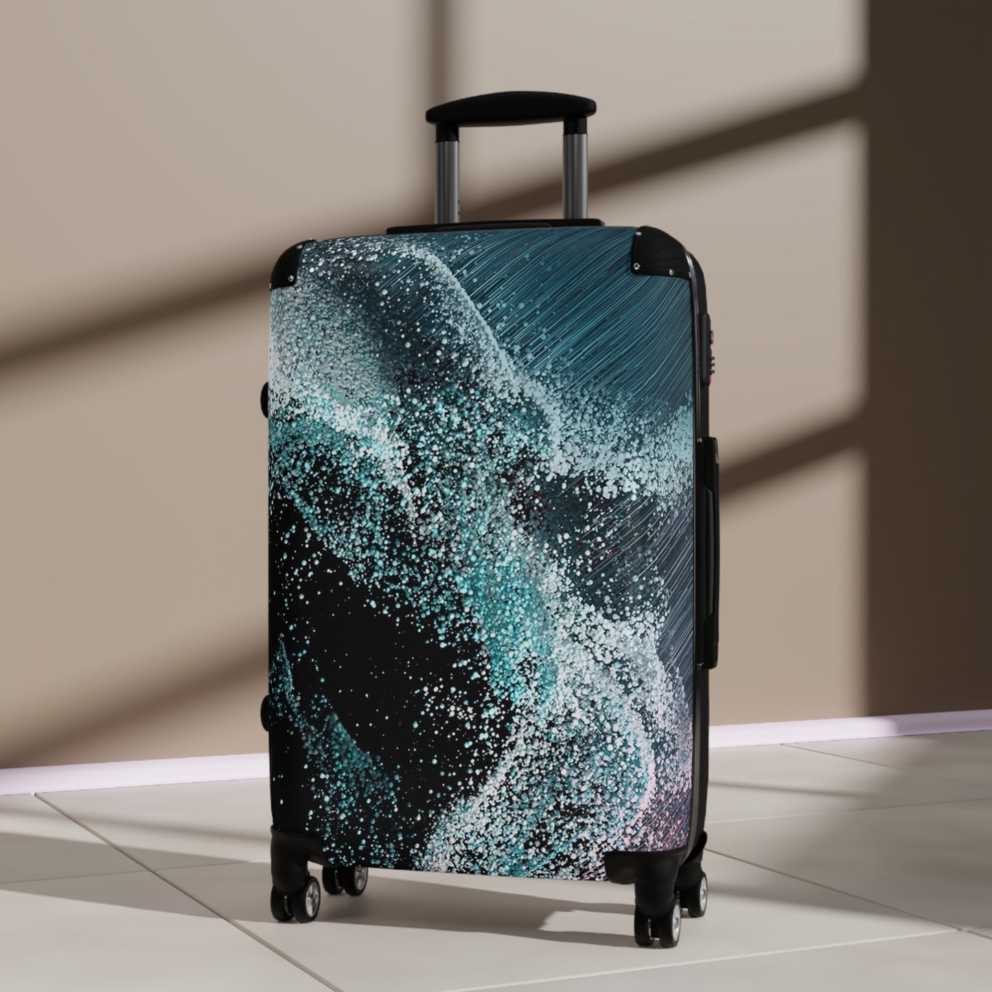 Abstract Samsung Background Colorful Carry-On Suitcase - Stylish Luggage for Travelers