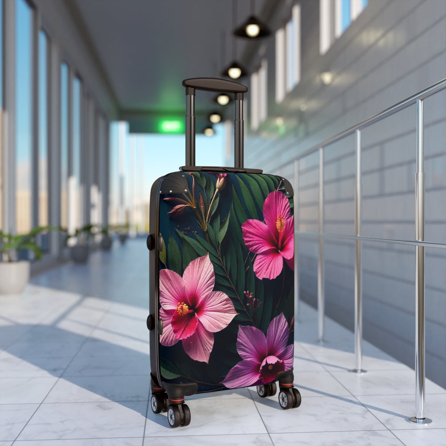 Nature Flowers Floral Beautiful Flower And Leaf Art Carry-On Suitcase - Stylish Luggage for Travelers