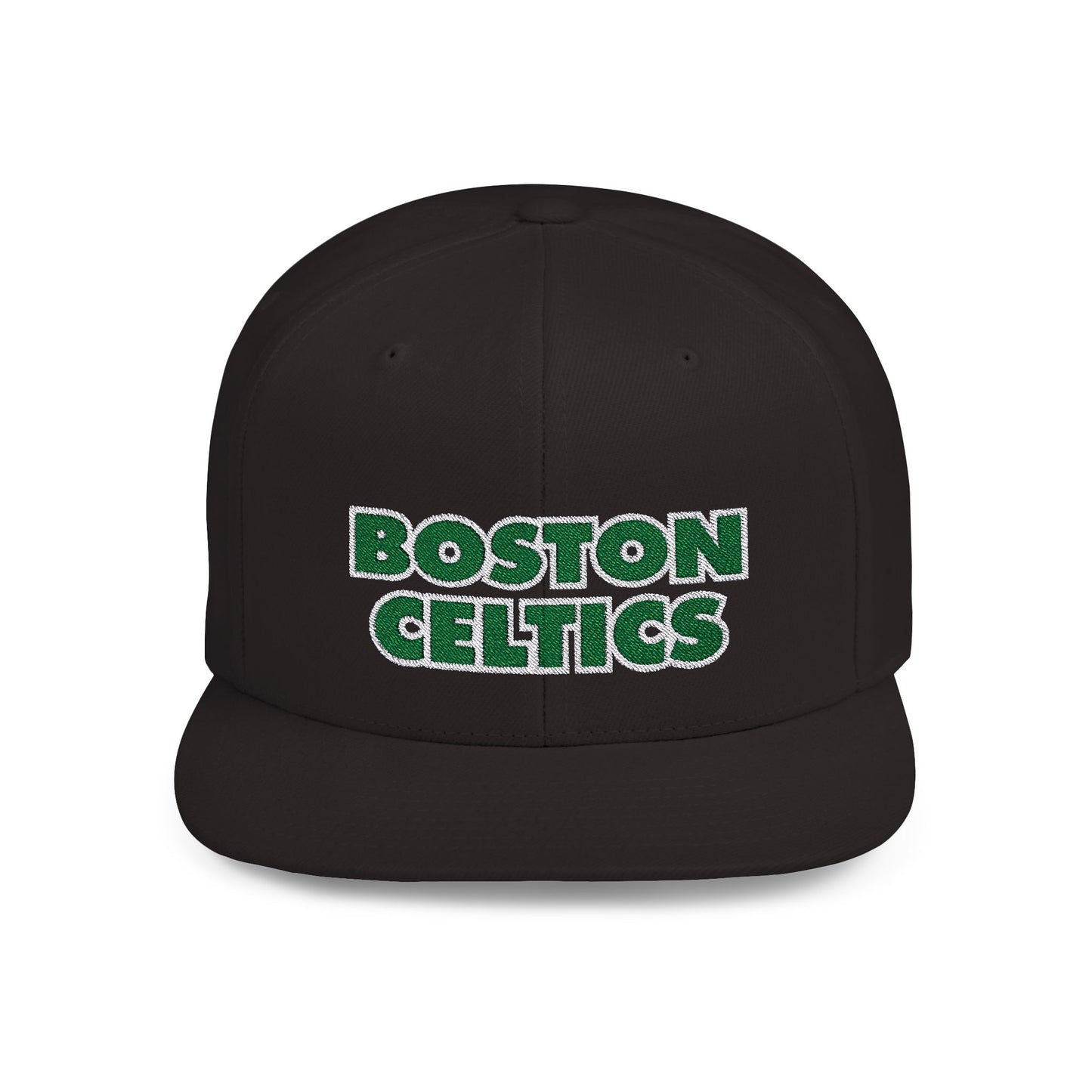 Boston Celtics Boston Basketball Flat Bill Snapback – Lightweight, Custom Fit, Premium Quality