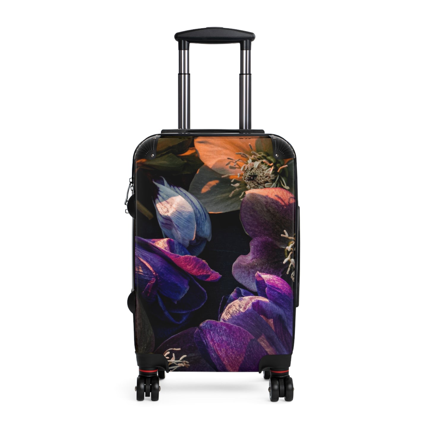 Nature Flowers Floral Hellebore Art Carry-On Suitcase - Stylish Luggage for Travelers