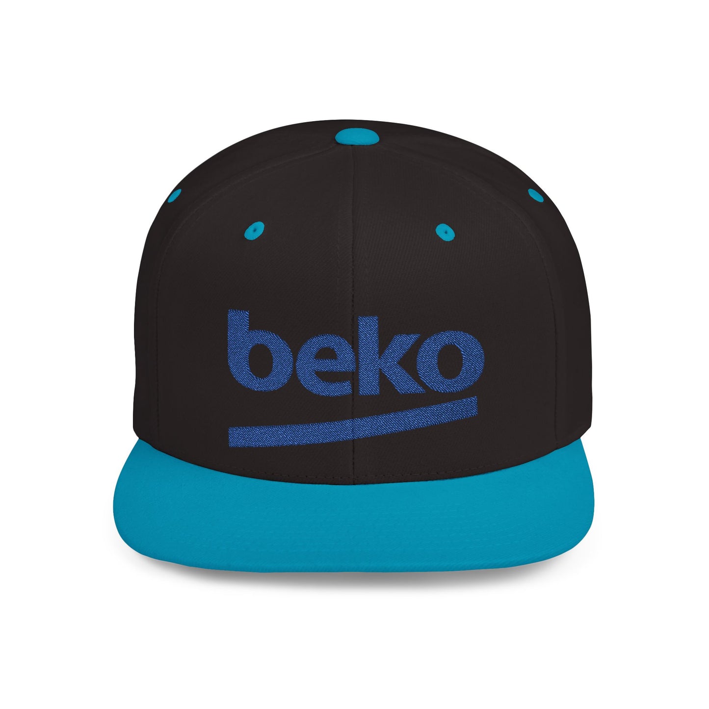 Beko Flat Bill Snapback – Lightweight, Custom Fit, Premium Quality