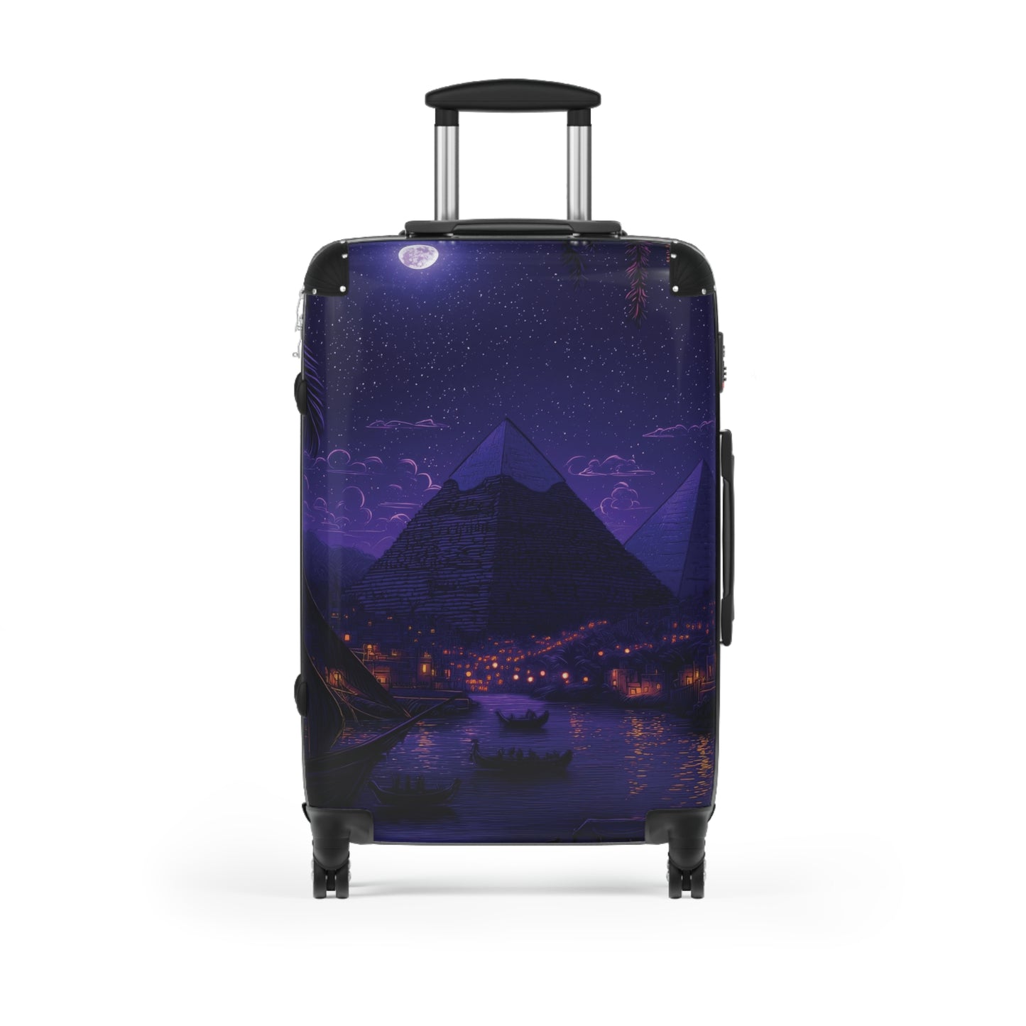 Art Egyptian Pyramids Carry-On Suitcase - Stylish Luggage for Travelers