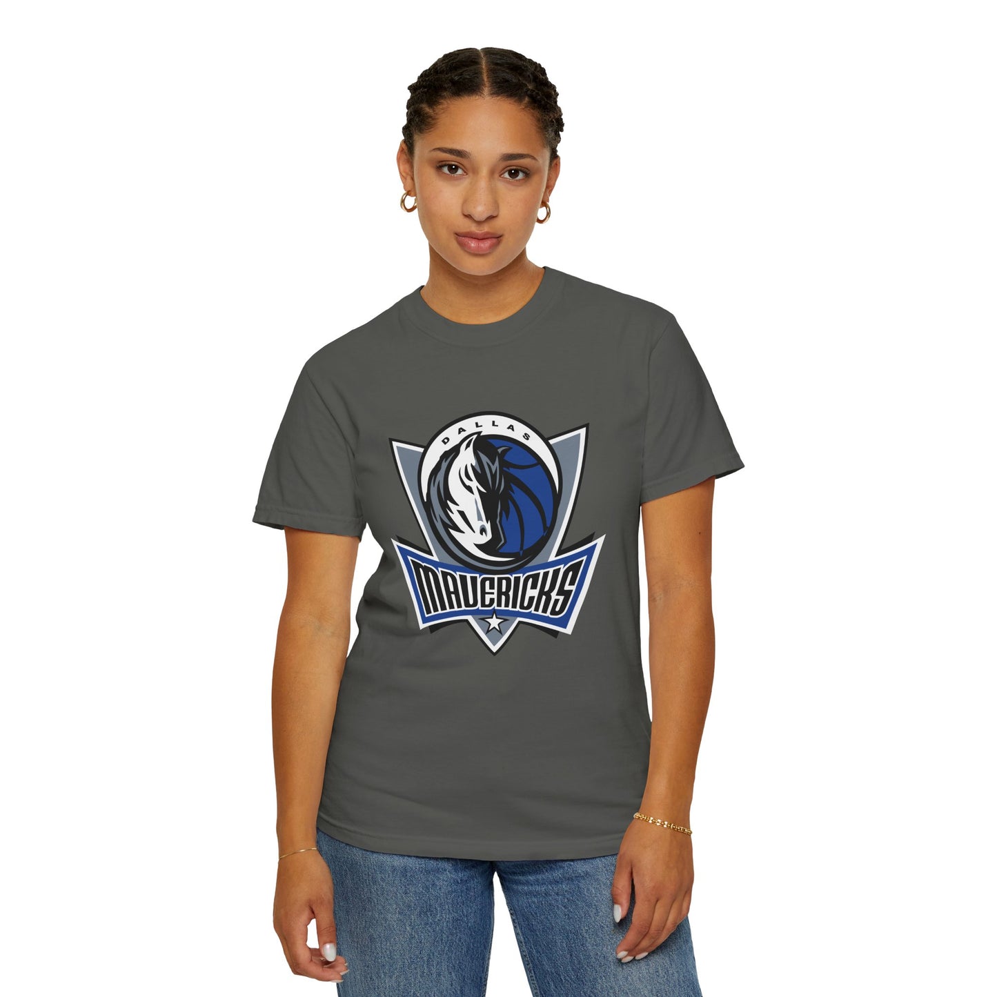 Dallas Mavericks Garment-Dyed T-Shirt – Premium Cotton Tee for Customization