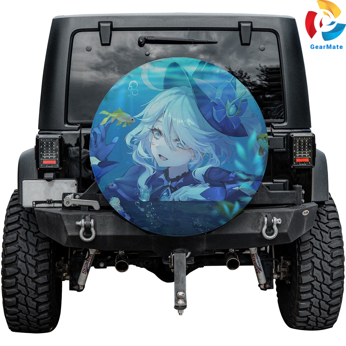 Furina Genshin Spare Tire Cover – Premium Waterproof UV Resistant Protector