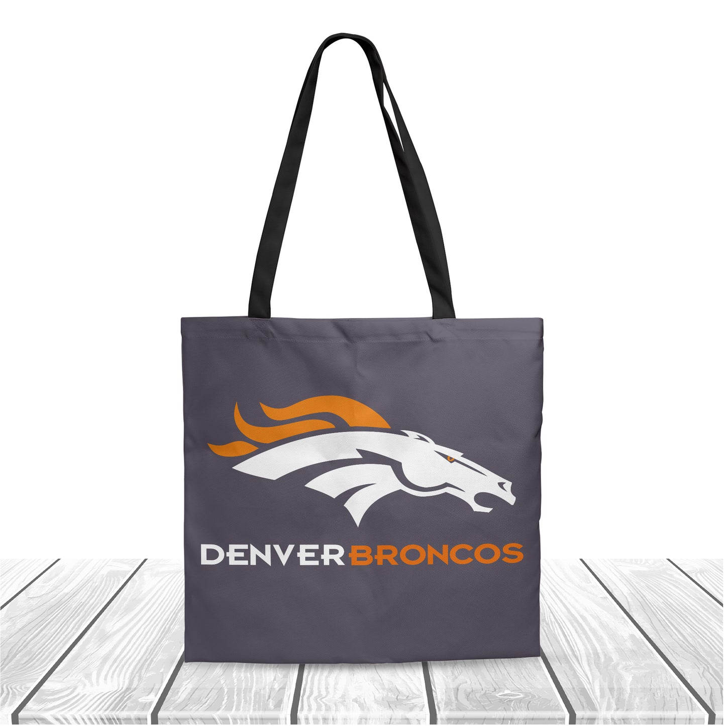 NFL Denver Broncos Fans Polyester Canvas Tote Bag – Durable and Stylish