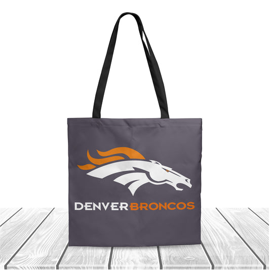 NFL Denver Broncos Fans Polyester Canvas Tote Bag – Durable and Stylish