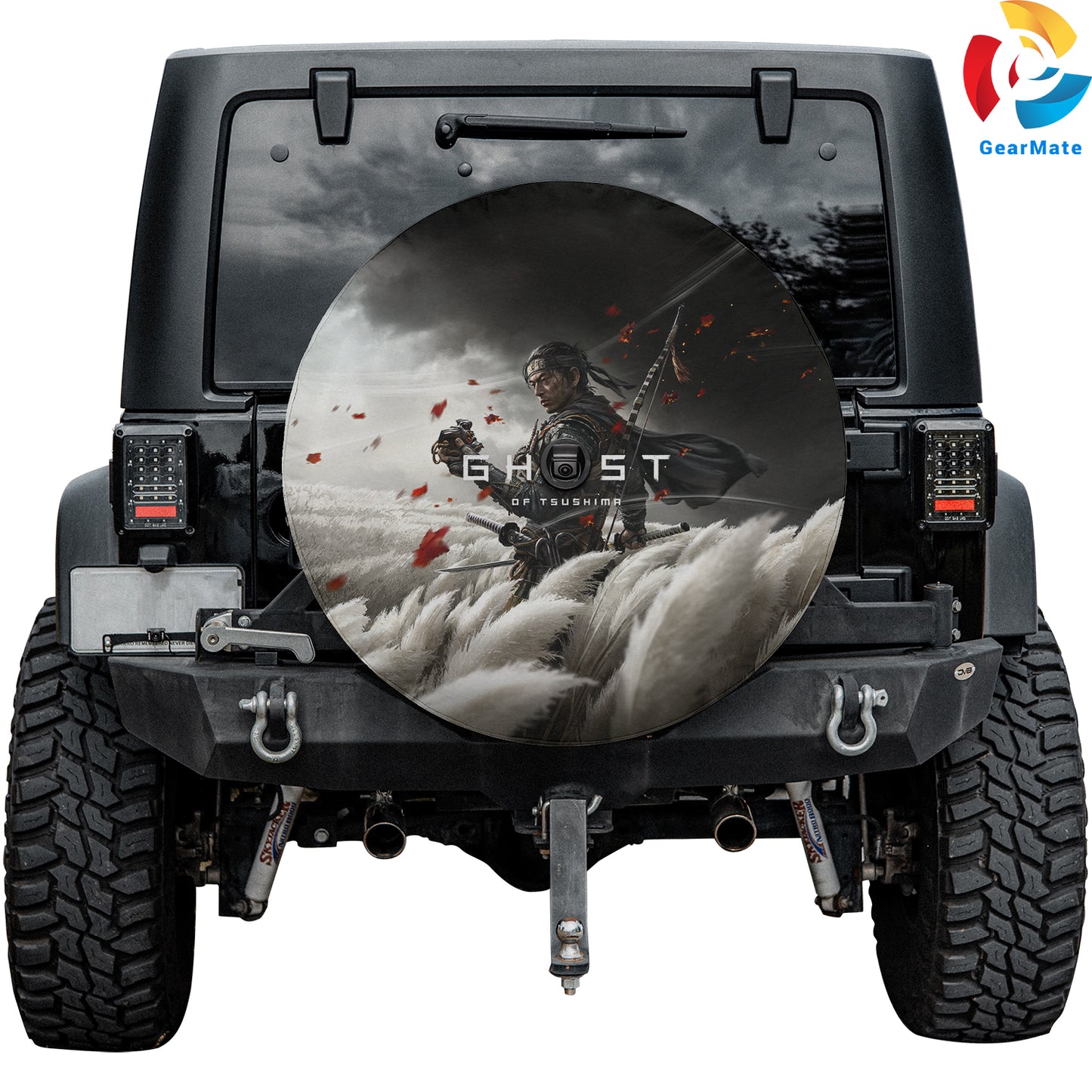 Ghost Of Tsushima Spare Tire Cover – Premium Waterproof UV Resistant Protector
