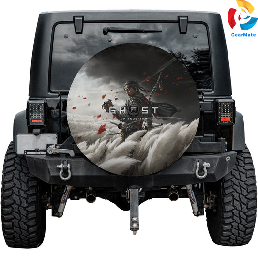 Ghost Of Tsushima Spare Tire Cover – Premium Waterproof UV Resistant Protector