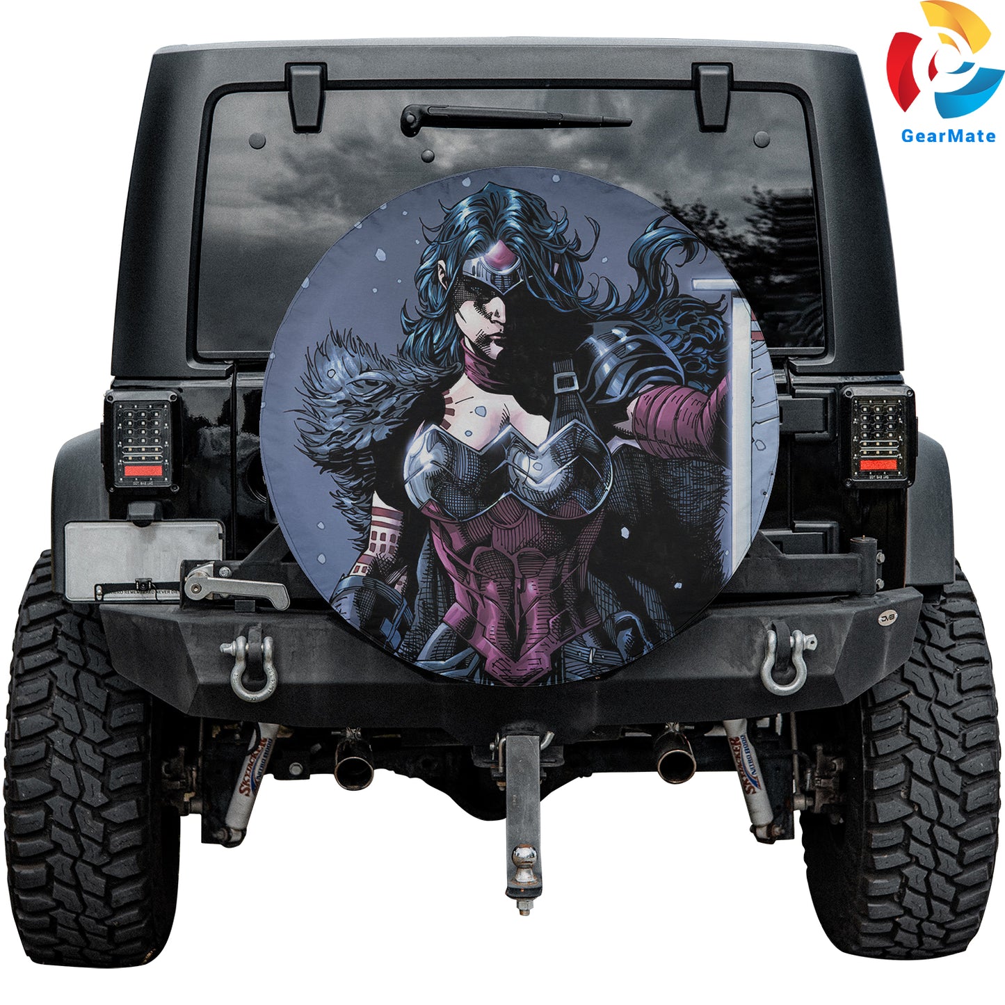 DC Wonder Woman Spare Tire Cover – Premium Waterproof UV Resistant Protector