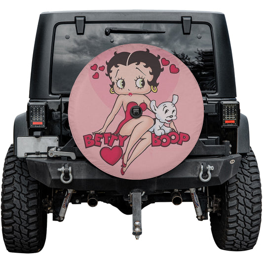 Betty Boop Spare Tire Cover – Premium Waterproof UV Resistant Protector