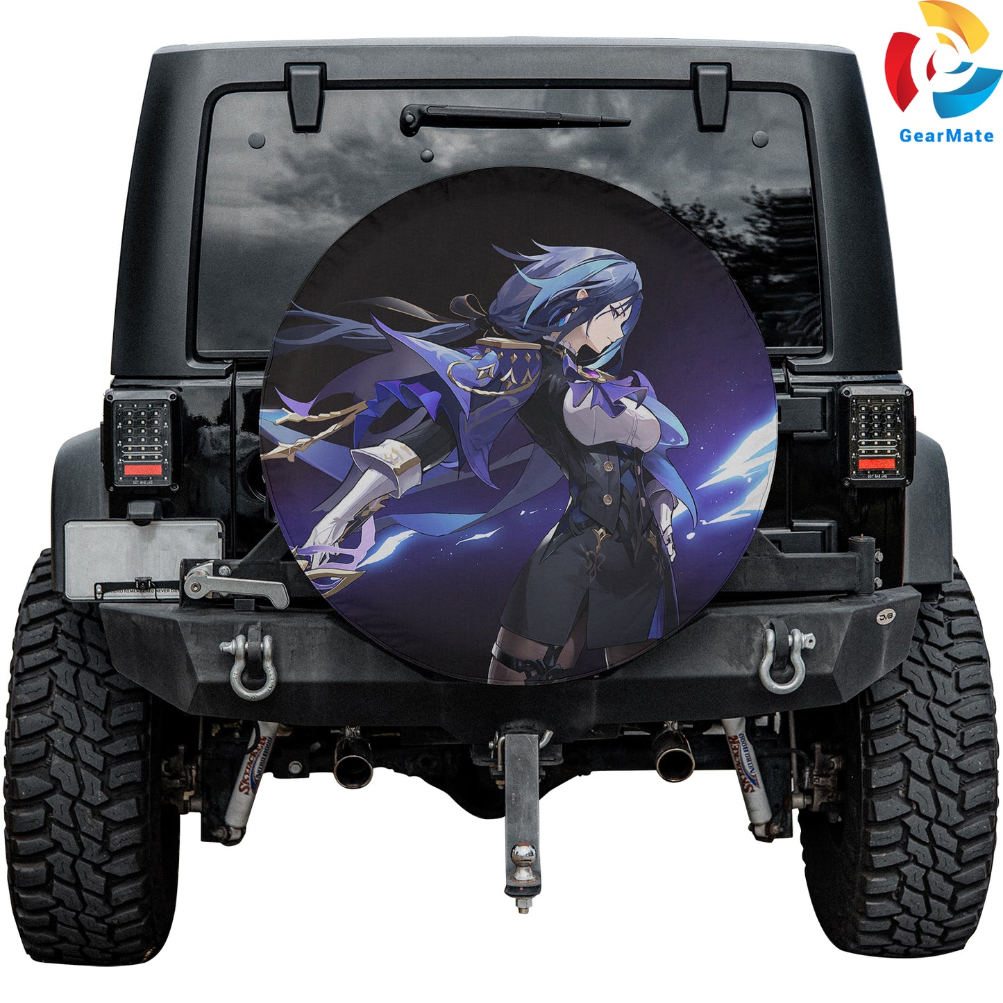 Clorinde Genshin Spare Tire Cover – Premium Waterproof UV Resistant Protector