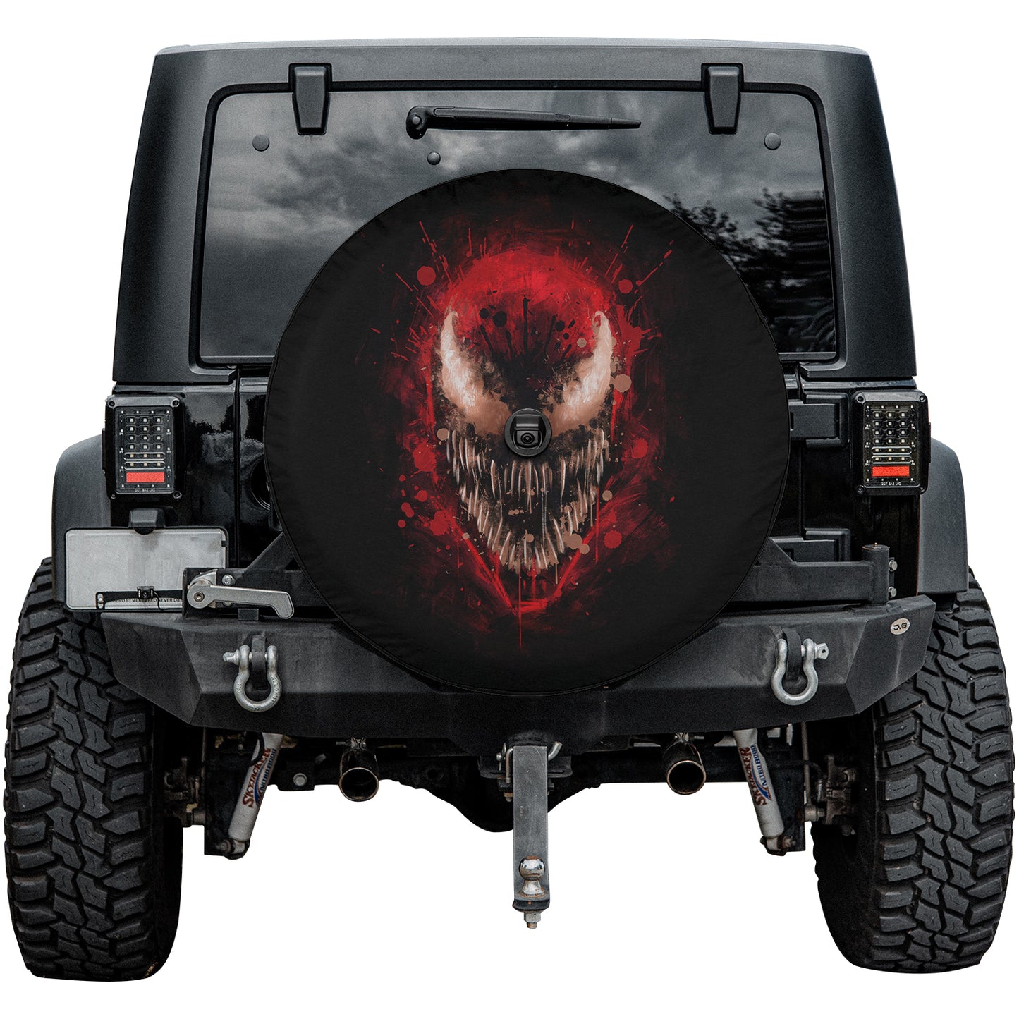 Carnage Spare Tire Cover – Premium Waterproof UV Resistant Protector