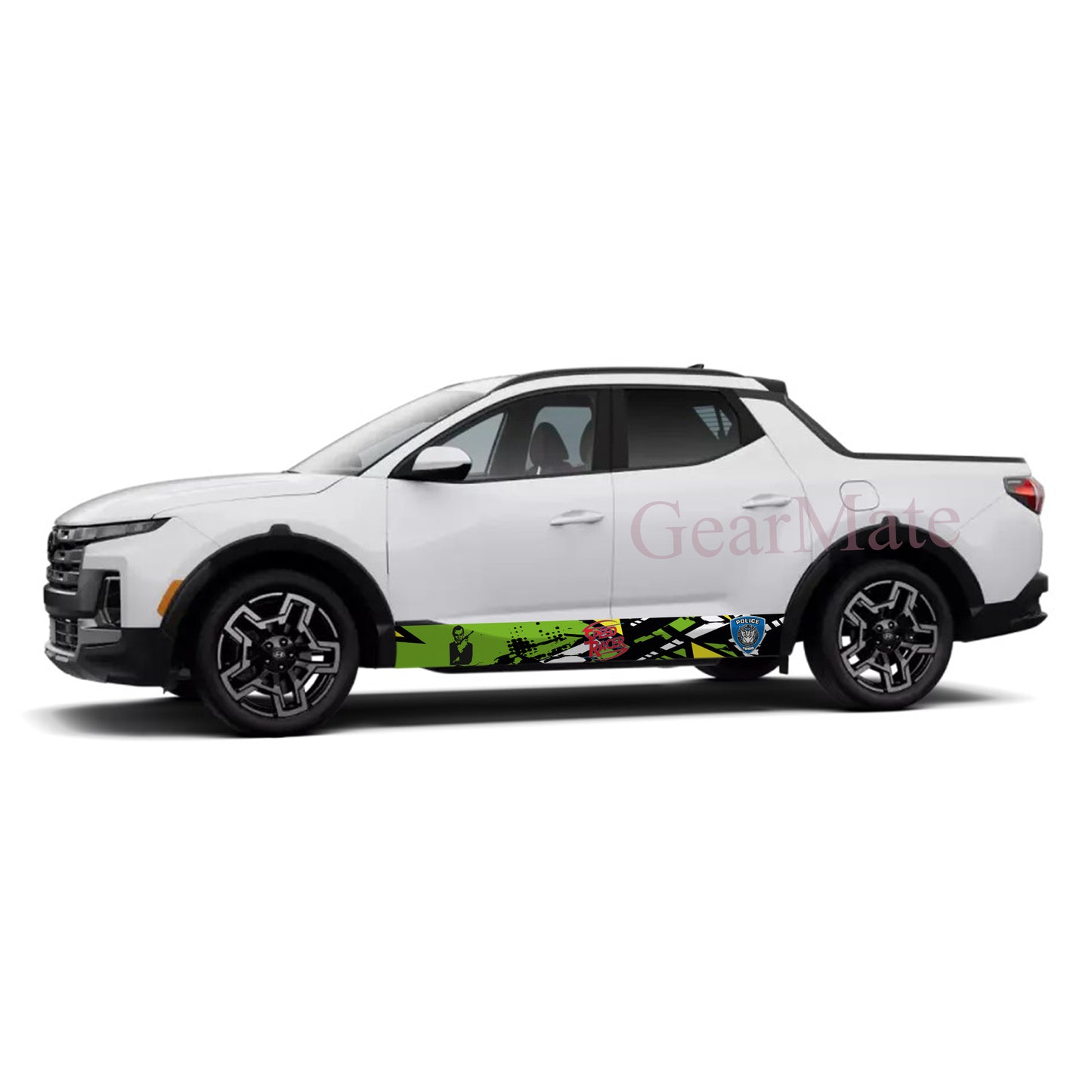 Performance Driven Look Street Racer Rocker Panel Graphic Decal Kit (Left & Right Sides) - High Quality Vinyl for Trucks & SUVs