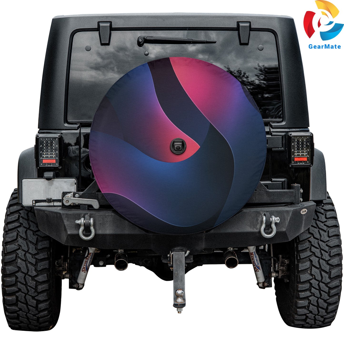 Dark Aesthetic Spare Tire Cover – Premium Waterproof UV Resistant Protector