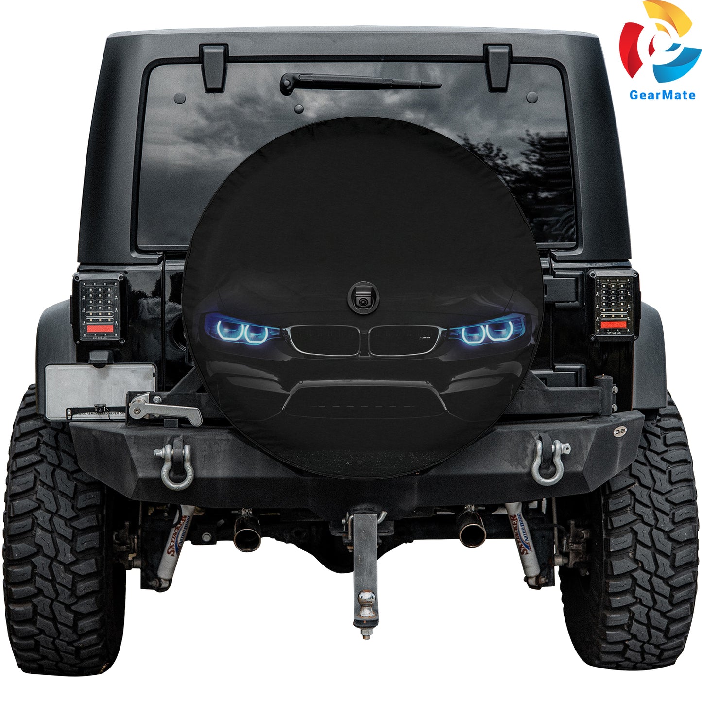 BMW M3 Angel Eyes Spare Tire Cover – Premium Waterproof UV Resistant Protector