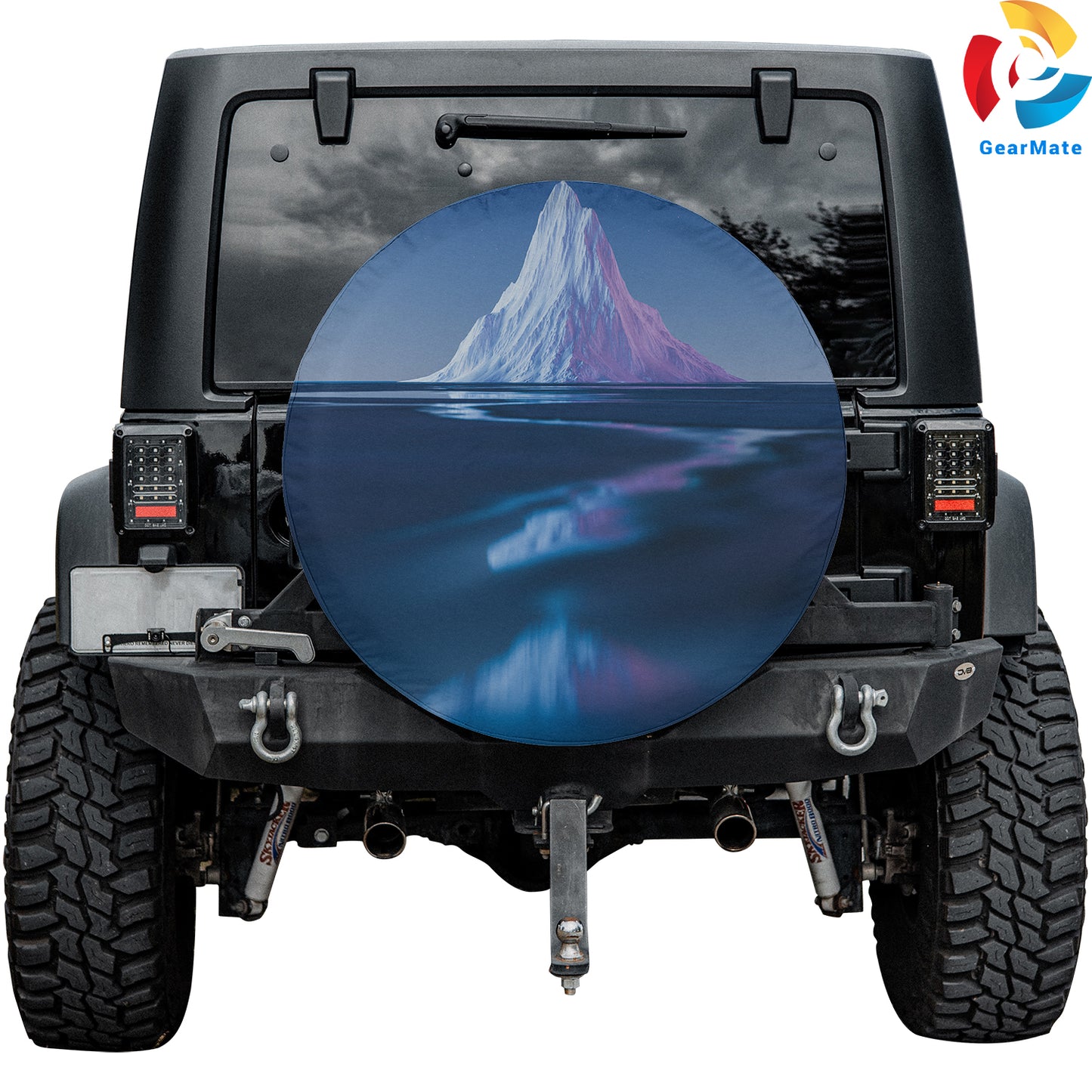 Frozen Iceberg Spare Tire Cover – Premium Waterproof UV Resistant Protector