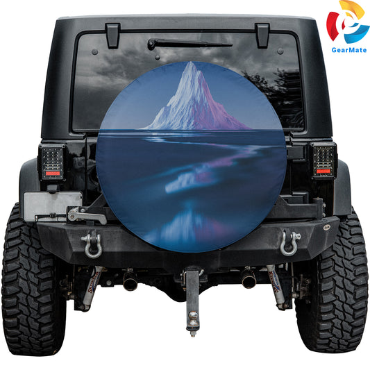 Frozen Iceberg Spare Tire Cover – Premium Waterproof UV Resistant Protector